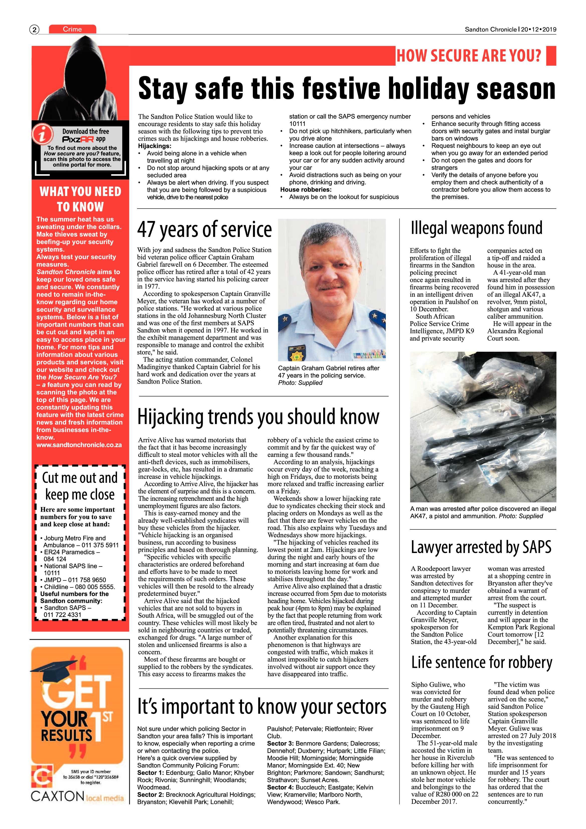 Sandton Chronicle 20 December 2019 page 2
