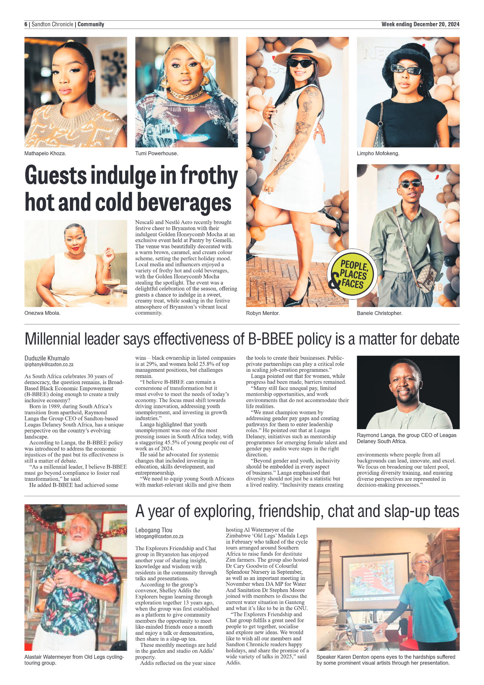 Sandton Chronicle 20 December 2024 page 6