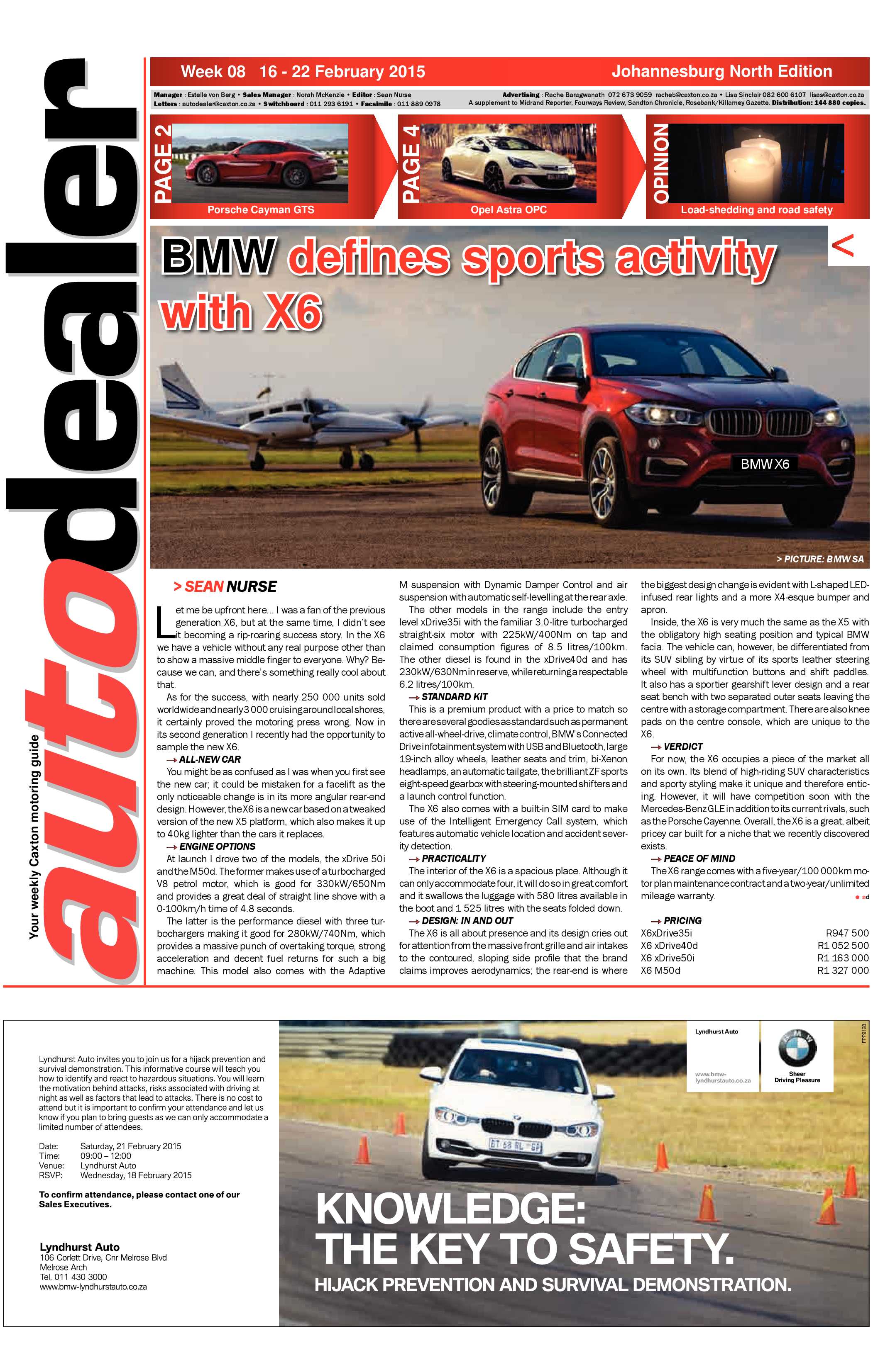 Sandton Chronicle 20 February 2015 page 15