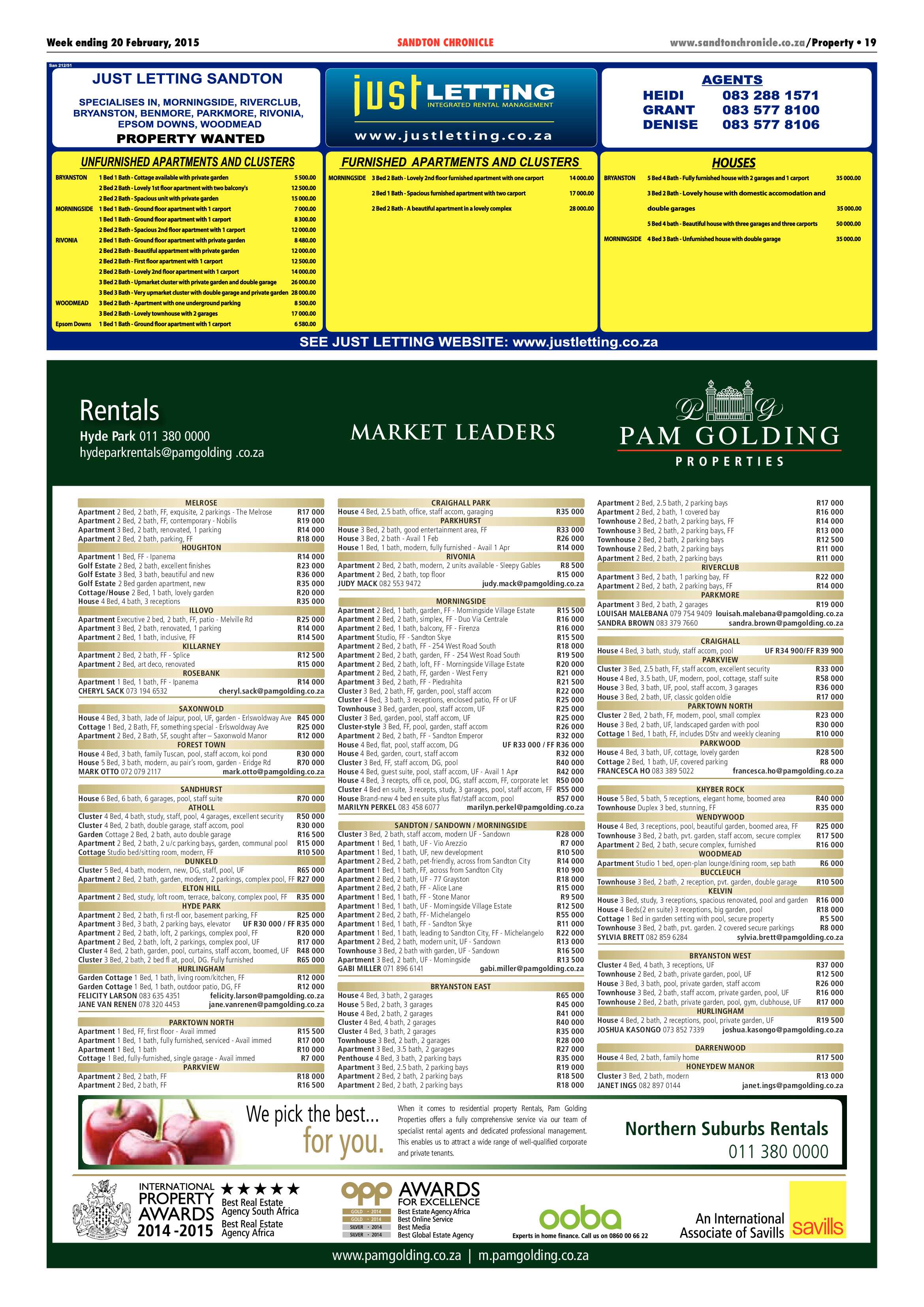 Sandton Chronicle 20 February 2015 page 31