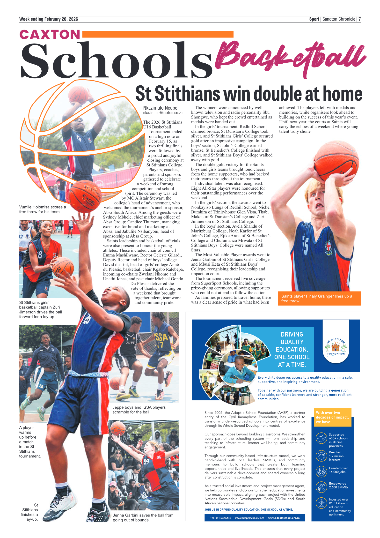 Sandton Chronicle 20 February 2026 page 7
