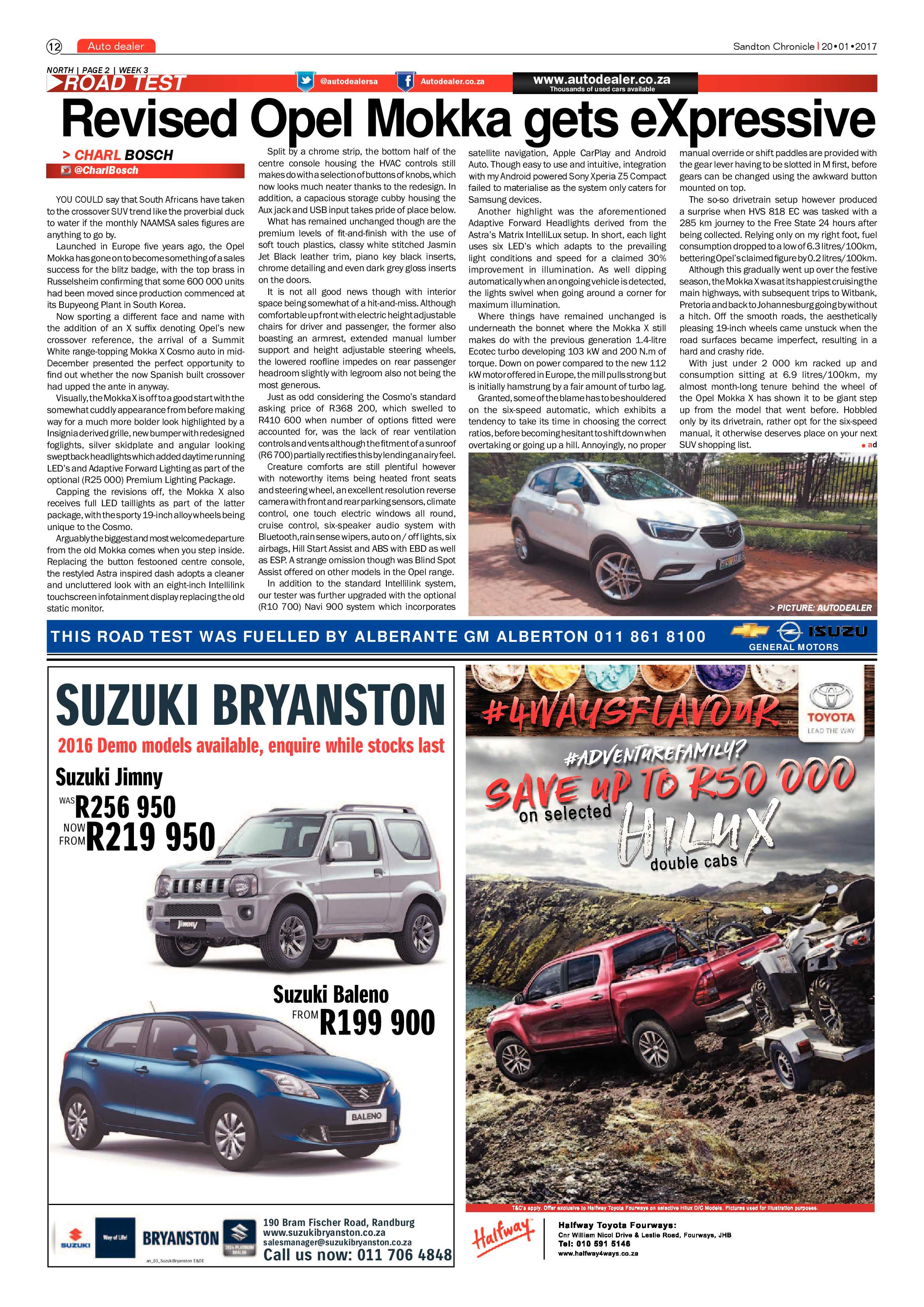 Sandton Chronicle 20 Janaury 2017 page 12