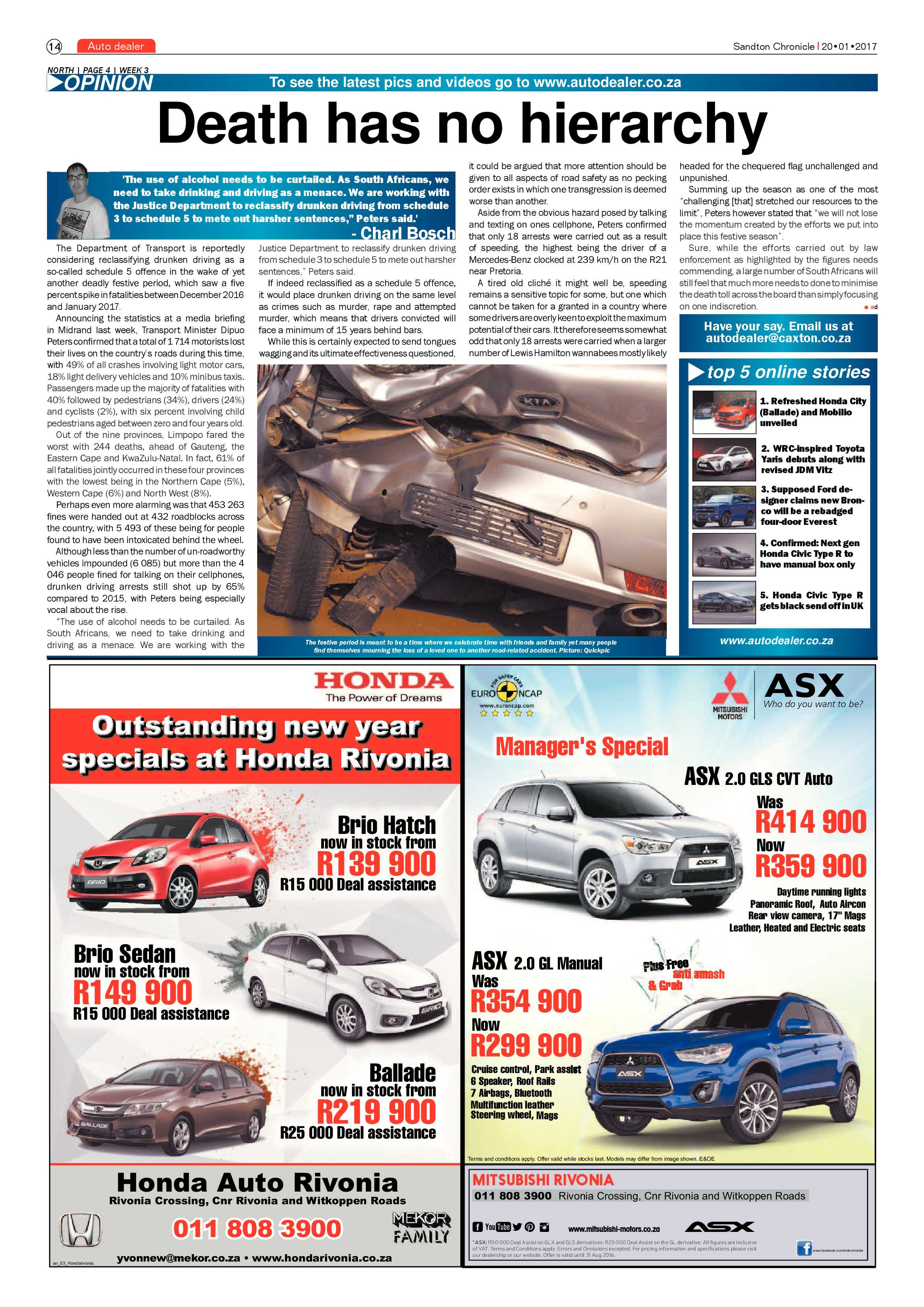 Sandton Chronicle 20 Janaury 2017 page 14