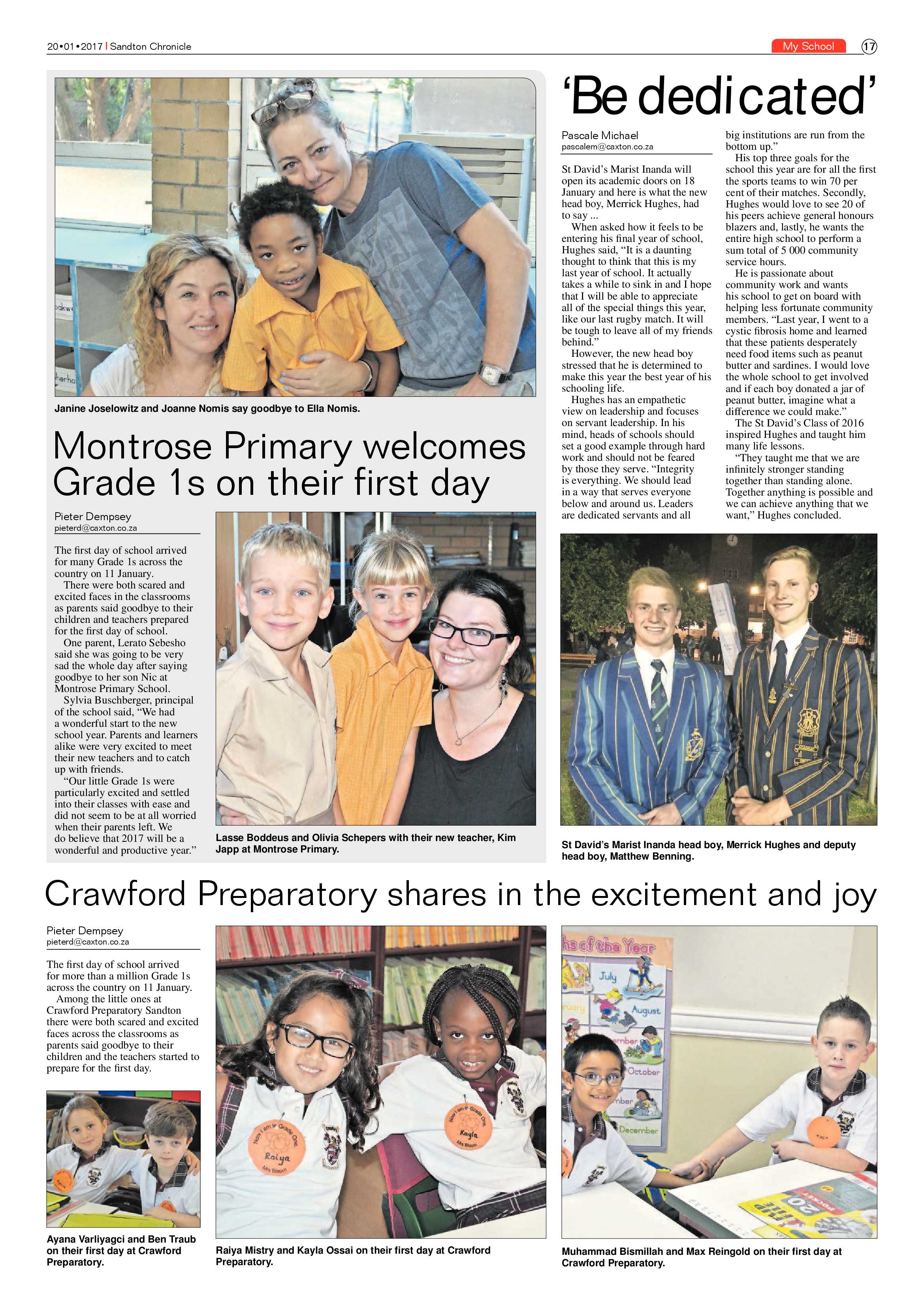 Sandton Chronicle 20 Janaury 2017 page 17