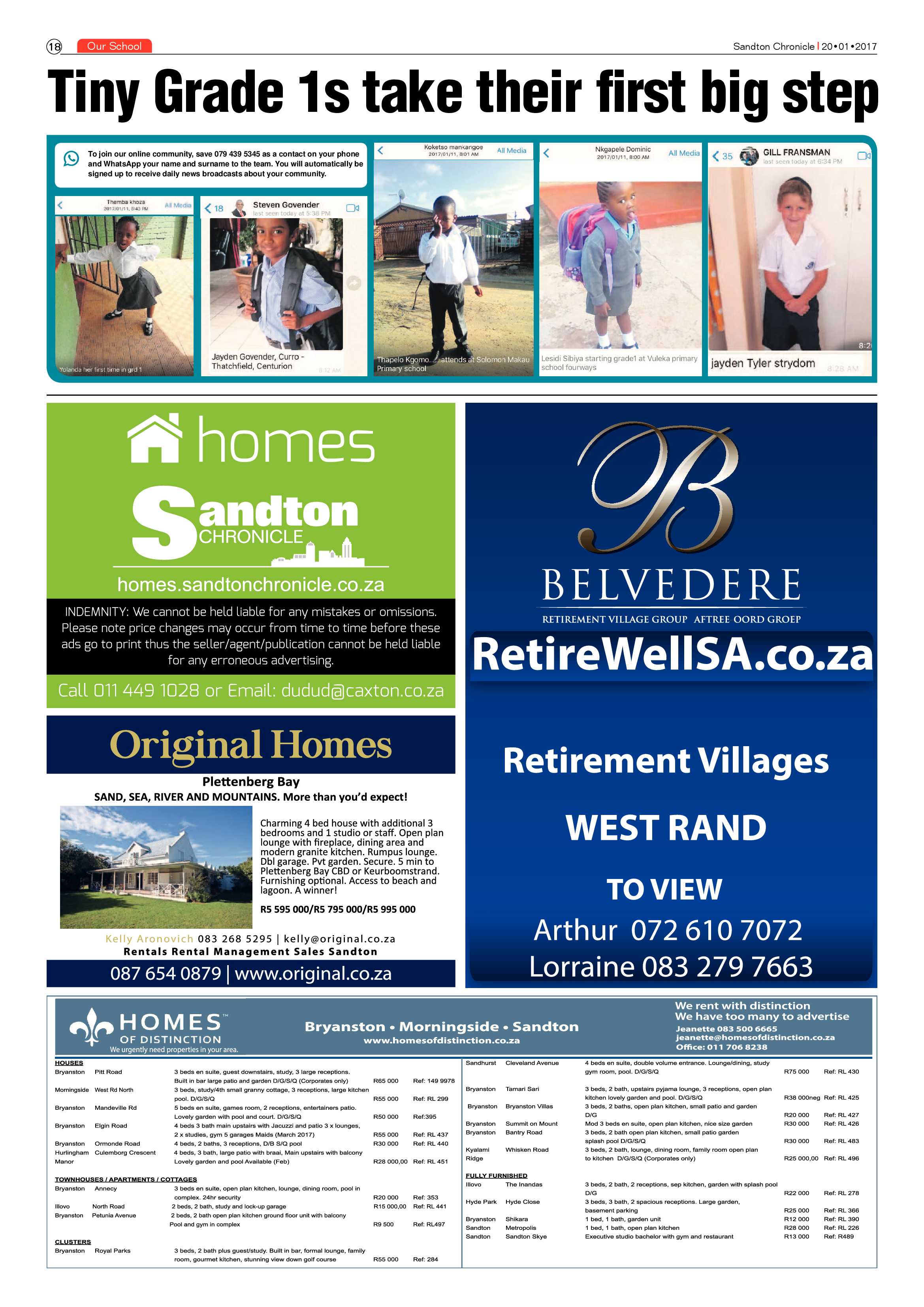 Sandton Chronicle 20 Janaury 2017 page 18