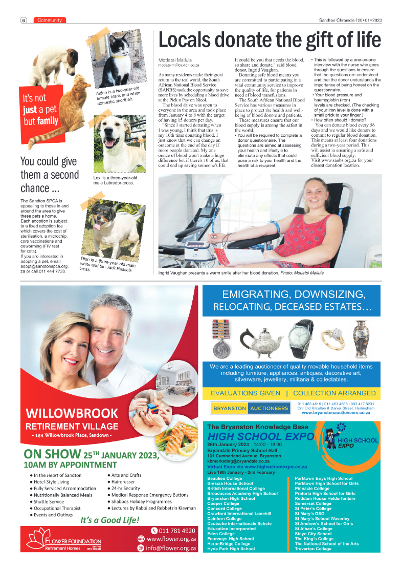 Sandton Chronicle 20 January 2023 page 6