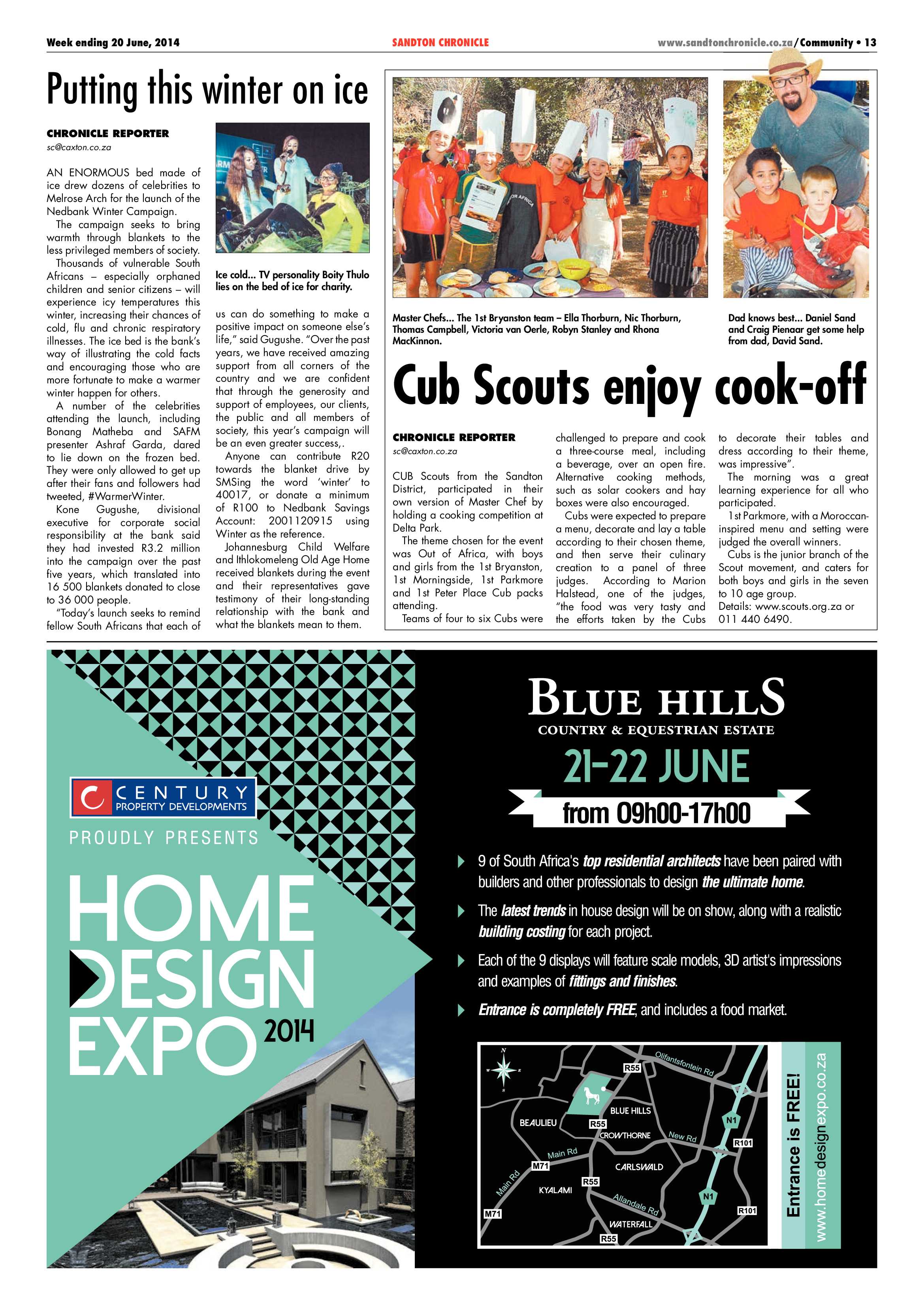 Sandton Chronicle 20 June 2014 page 13