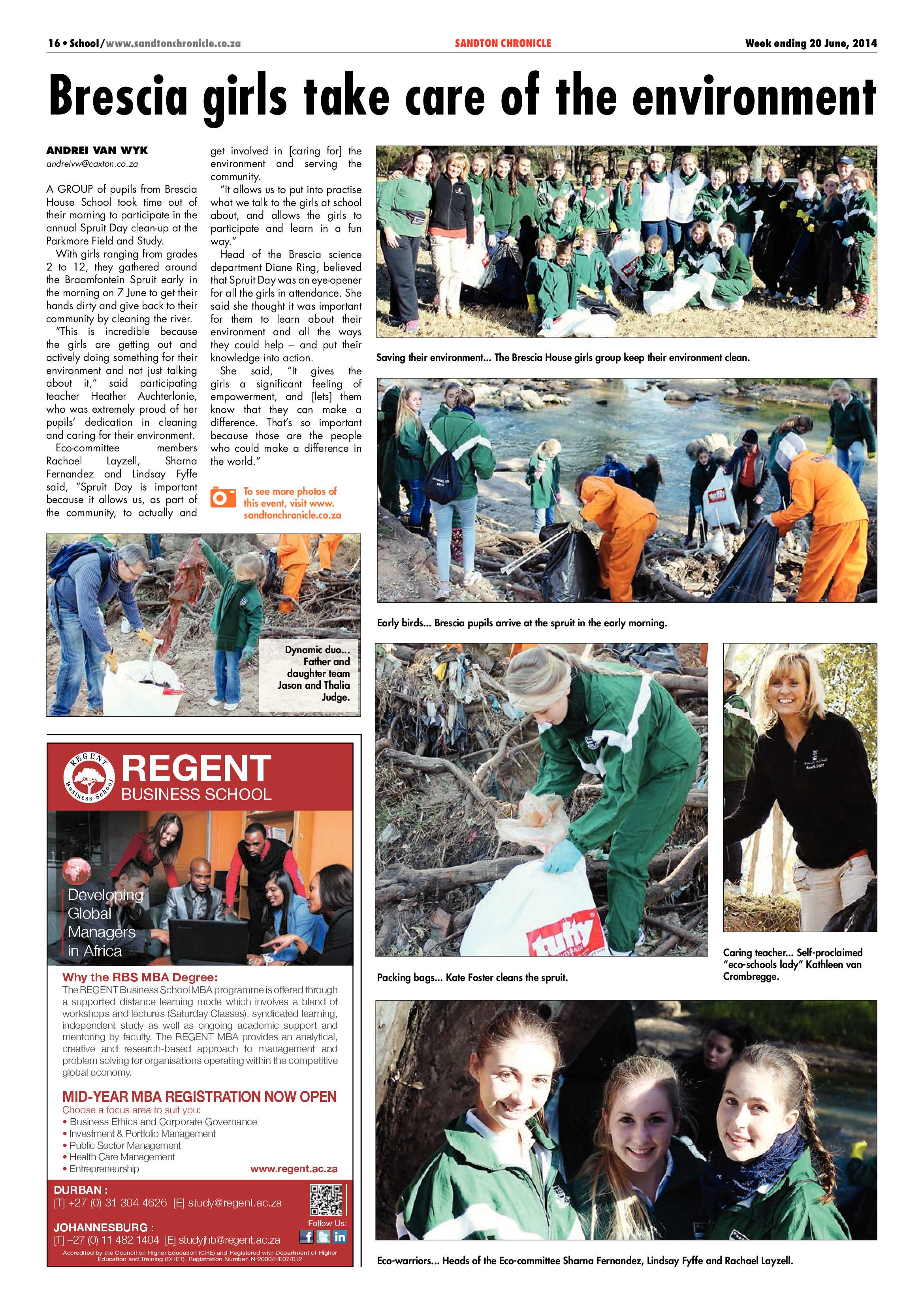 Sandton Chronicle 20 June 2014 page 16