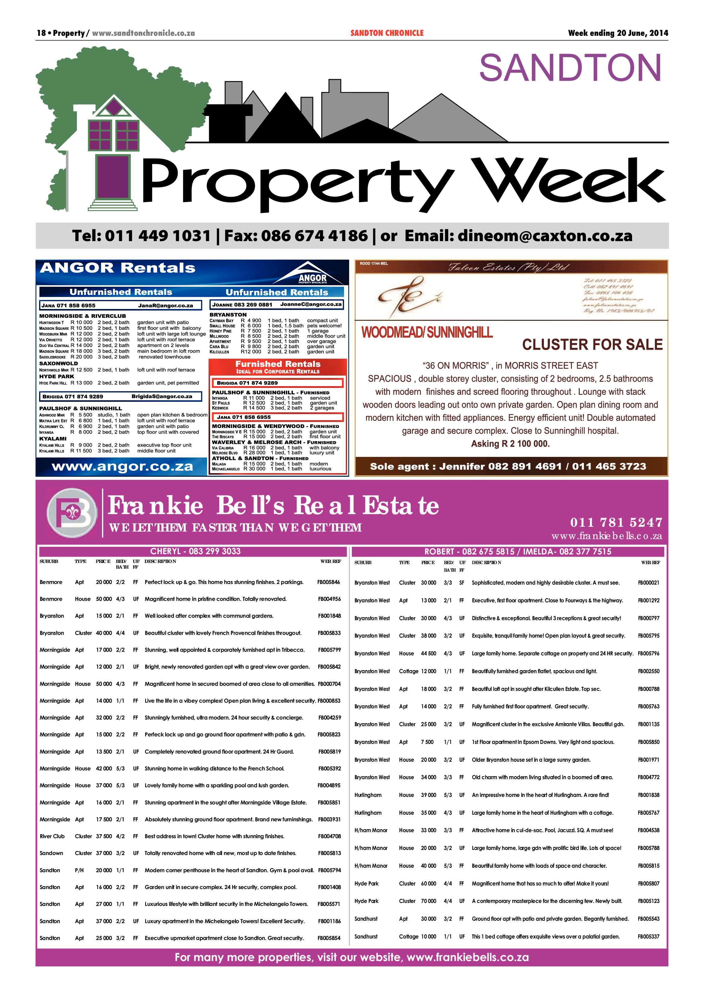 Sandton Chronicle 20 June 2014 page 18