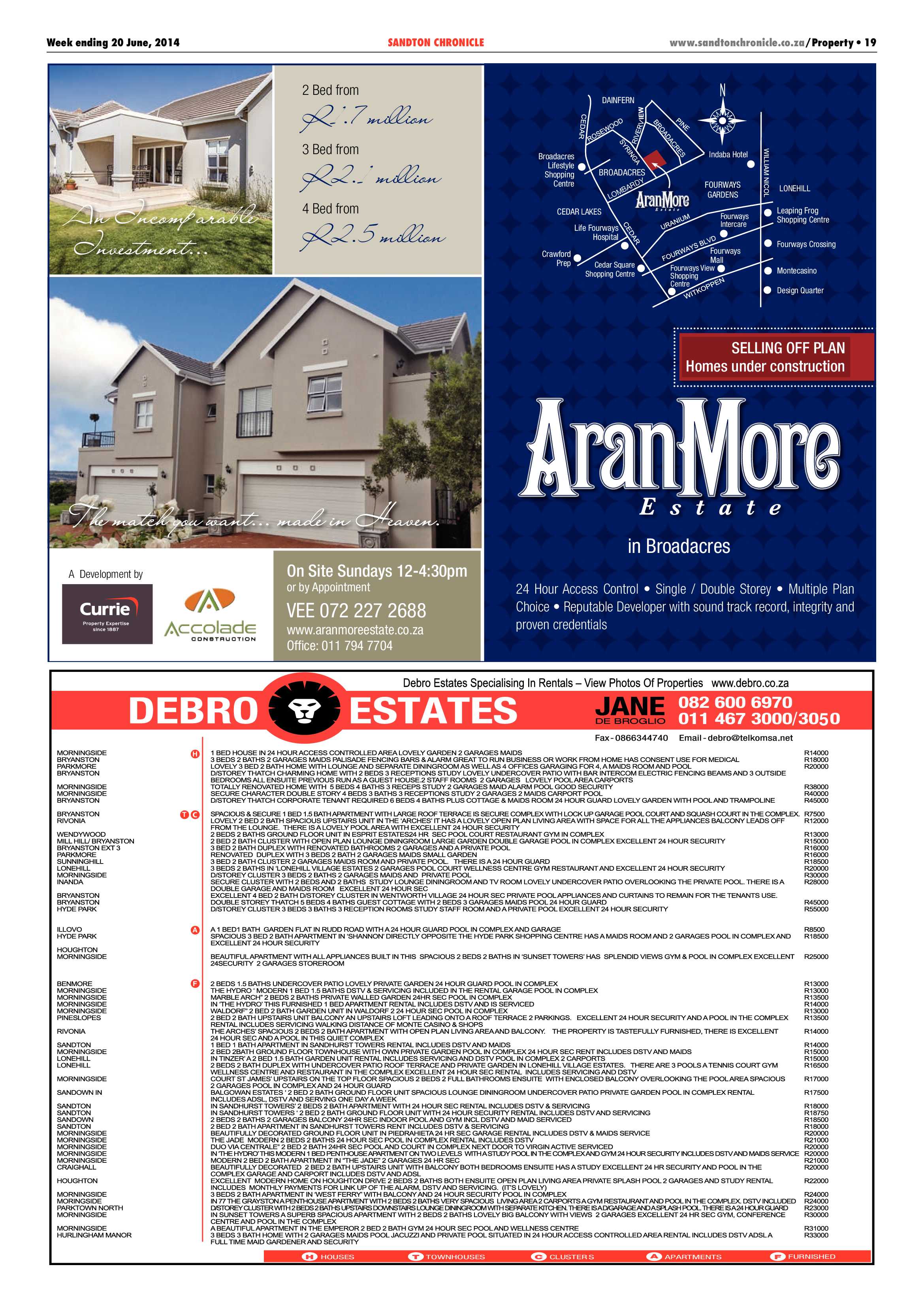 Sandton Chronicle 20 June 2014 page 19