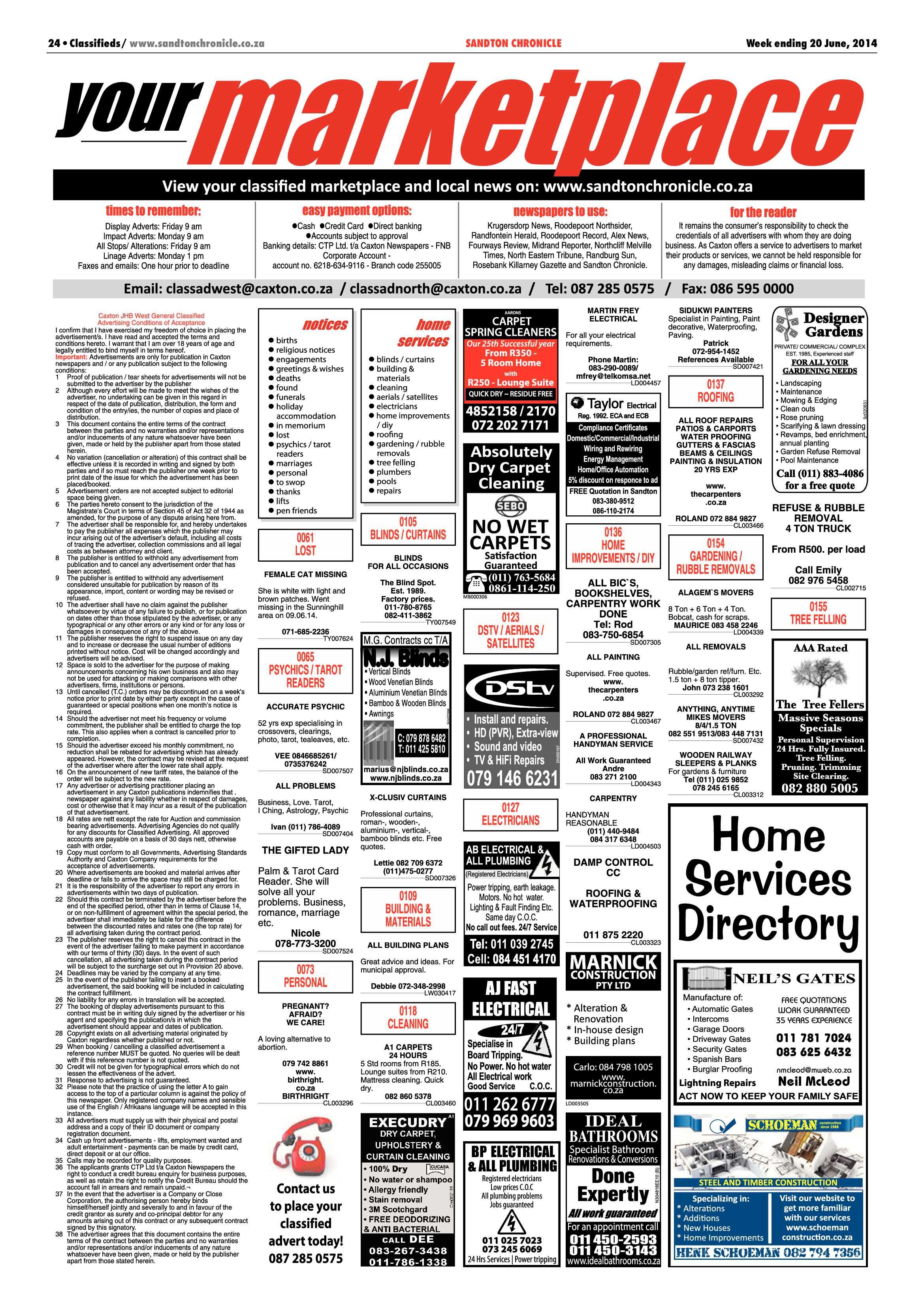 Sandton Chronicle 20 June 2014 page 24