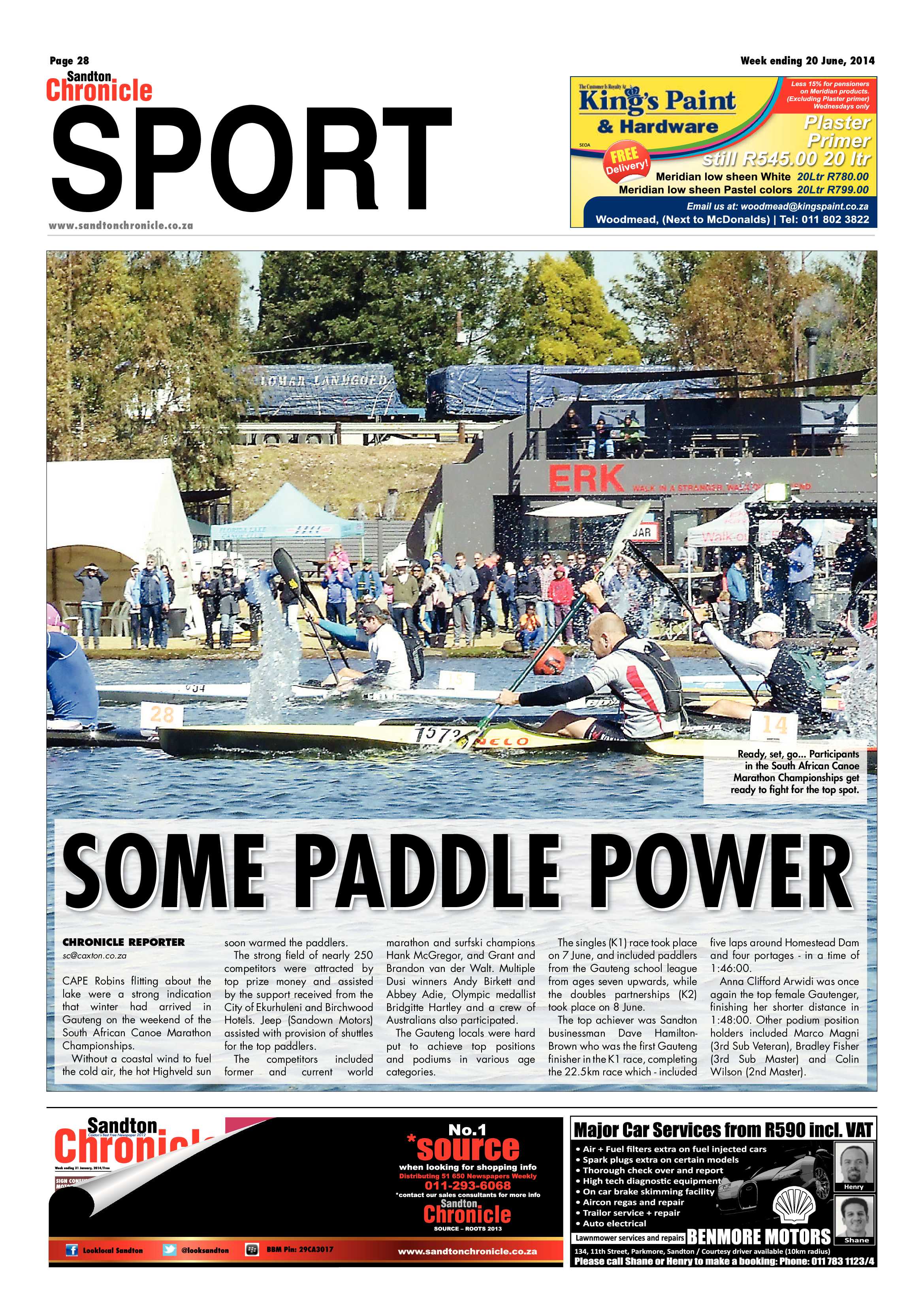 Sandton Chronicle 20 June 2014 page 28