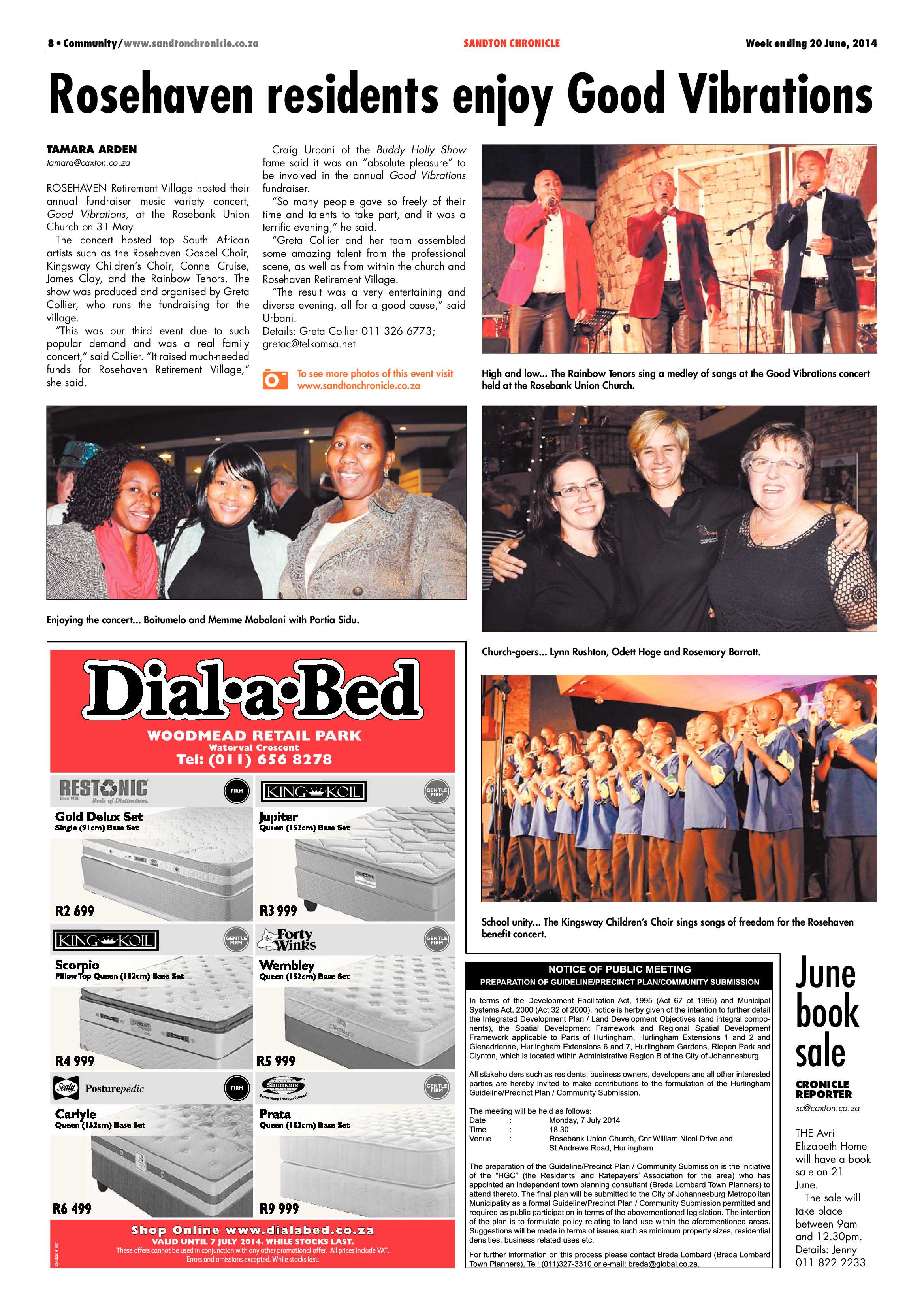 Sandton Chronicle 20 June 2014 page 8