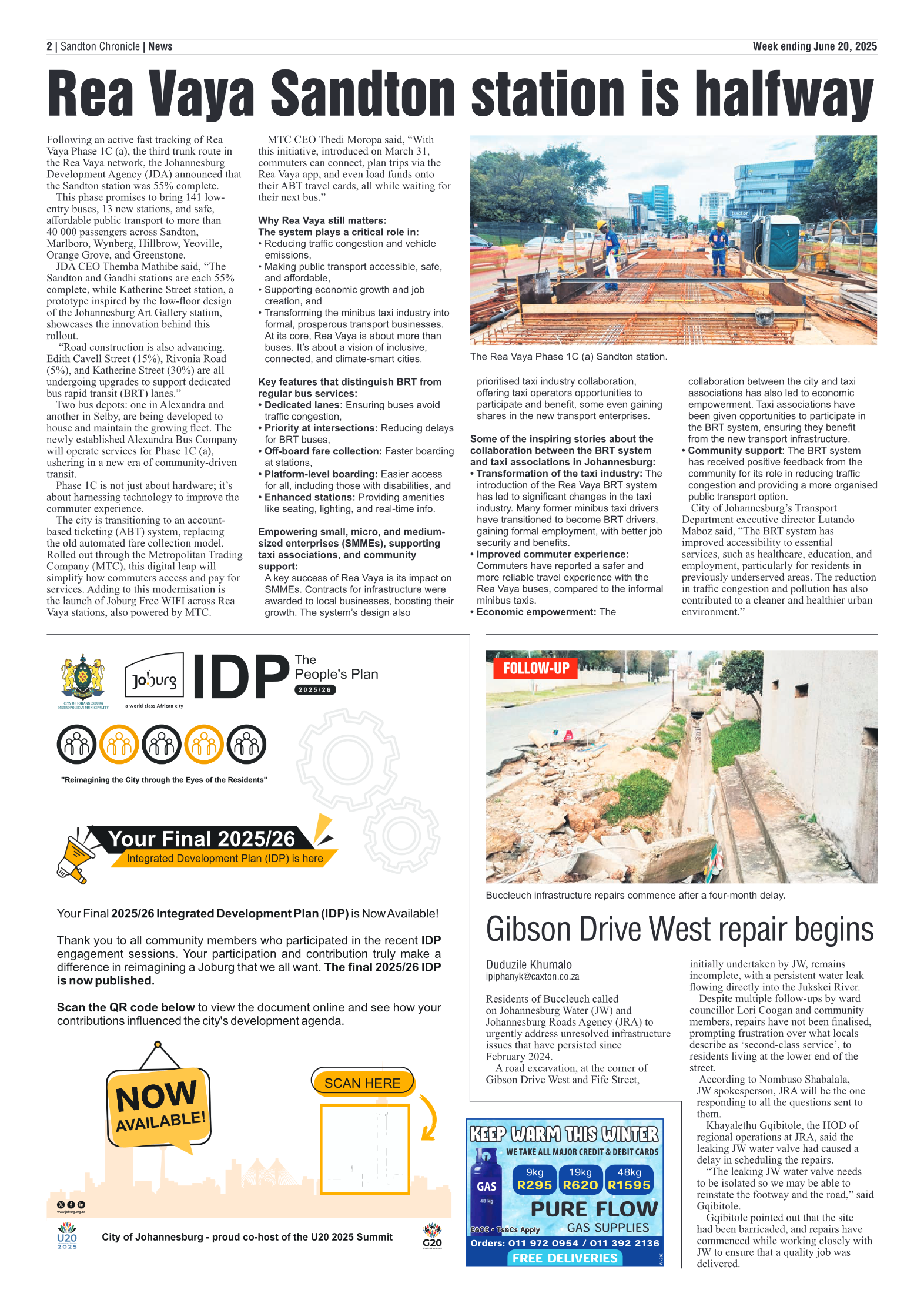 Sandton Chronicle 20 June 2025 page 2