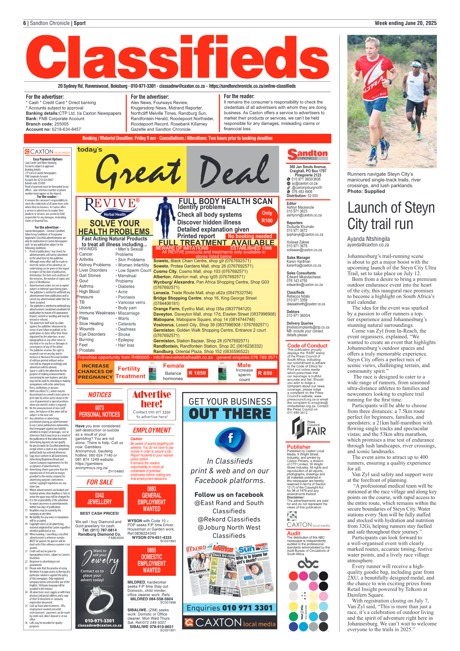 Sandton Chronicle 20 June 2025 page 6