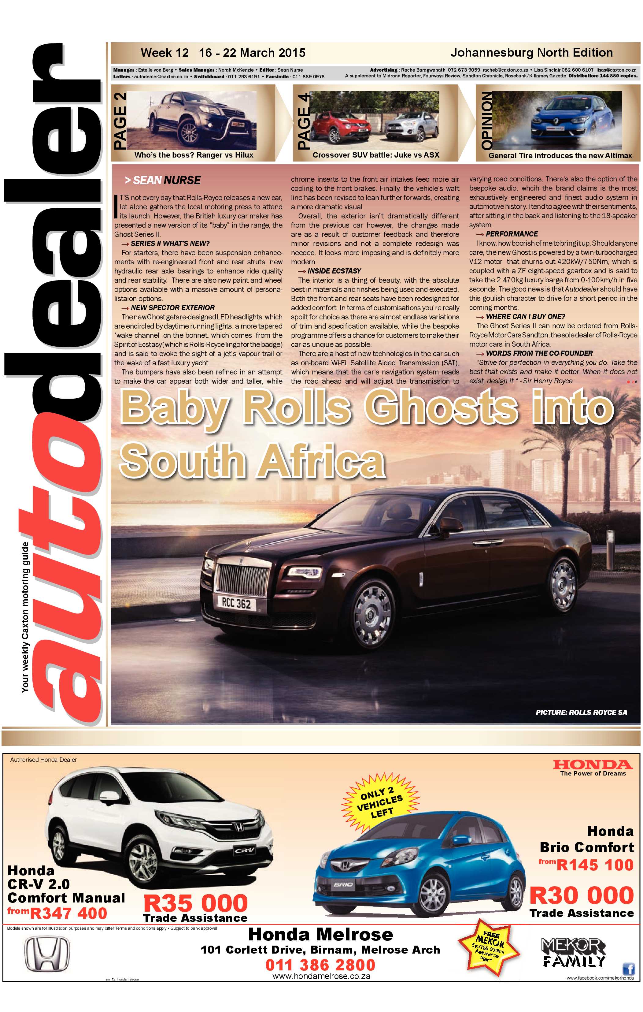 Sandton Chronicle 20 March 2015 page 15