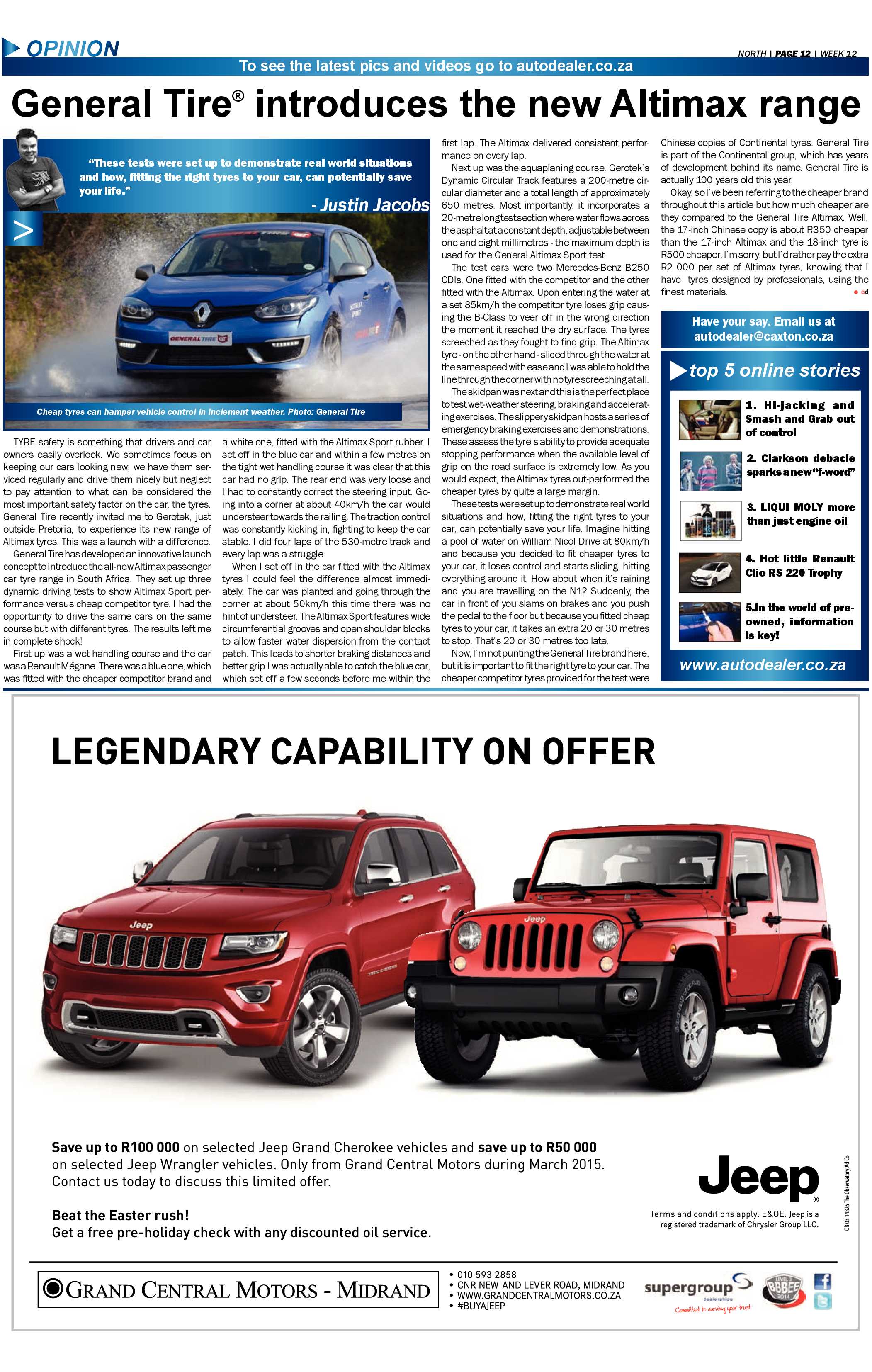 Sandton Chronicle 20 March 2015 page 26