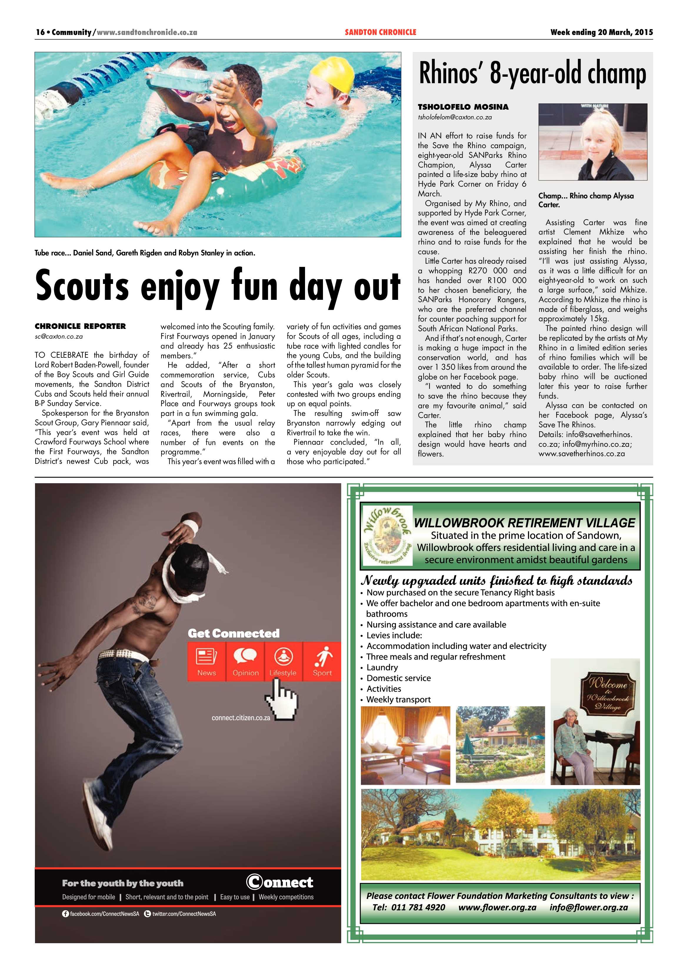Sandton Chronicle 20 March 2015 page 28