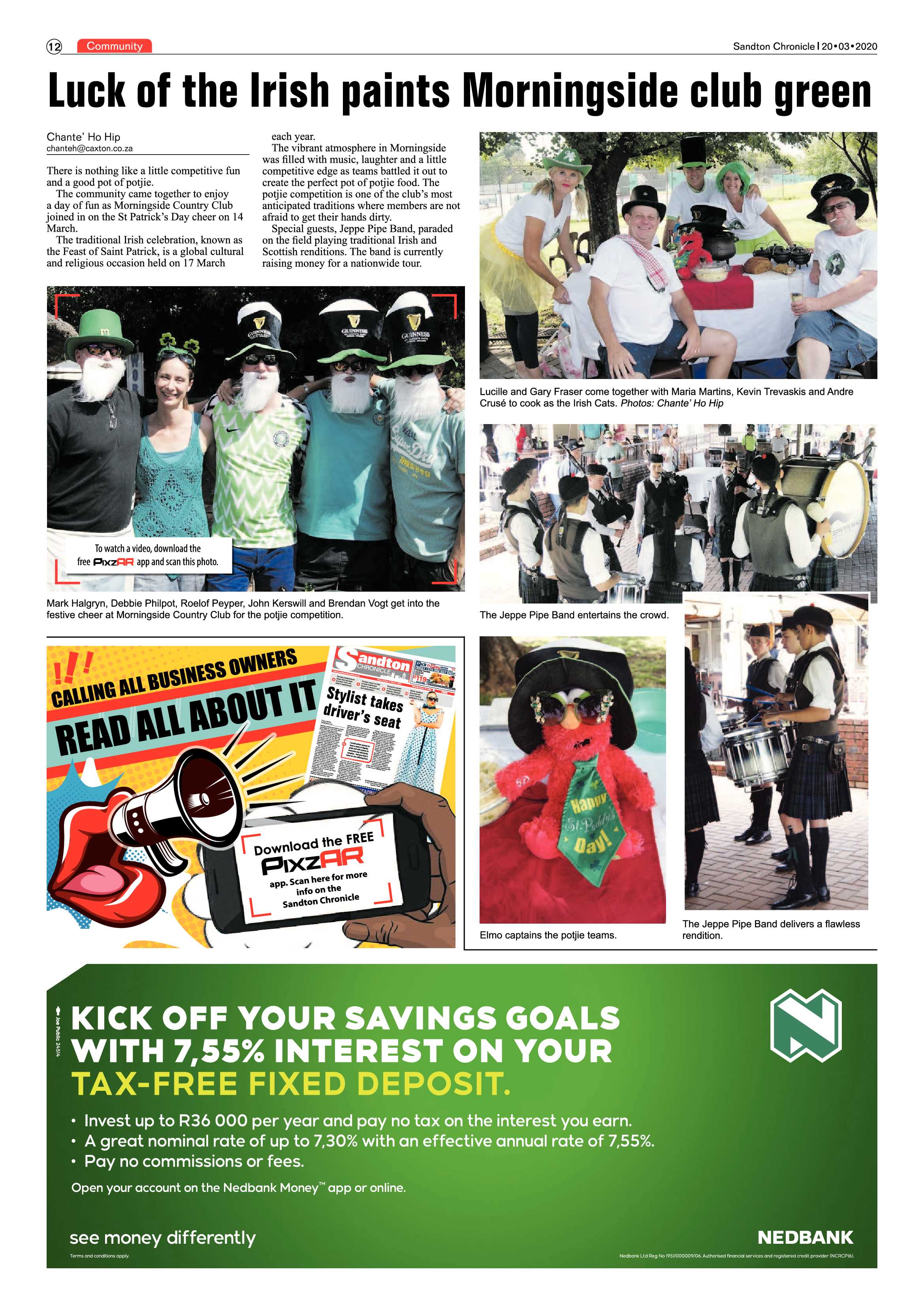 Sandton Chronicle 20 March 2020 page 12