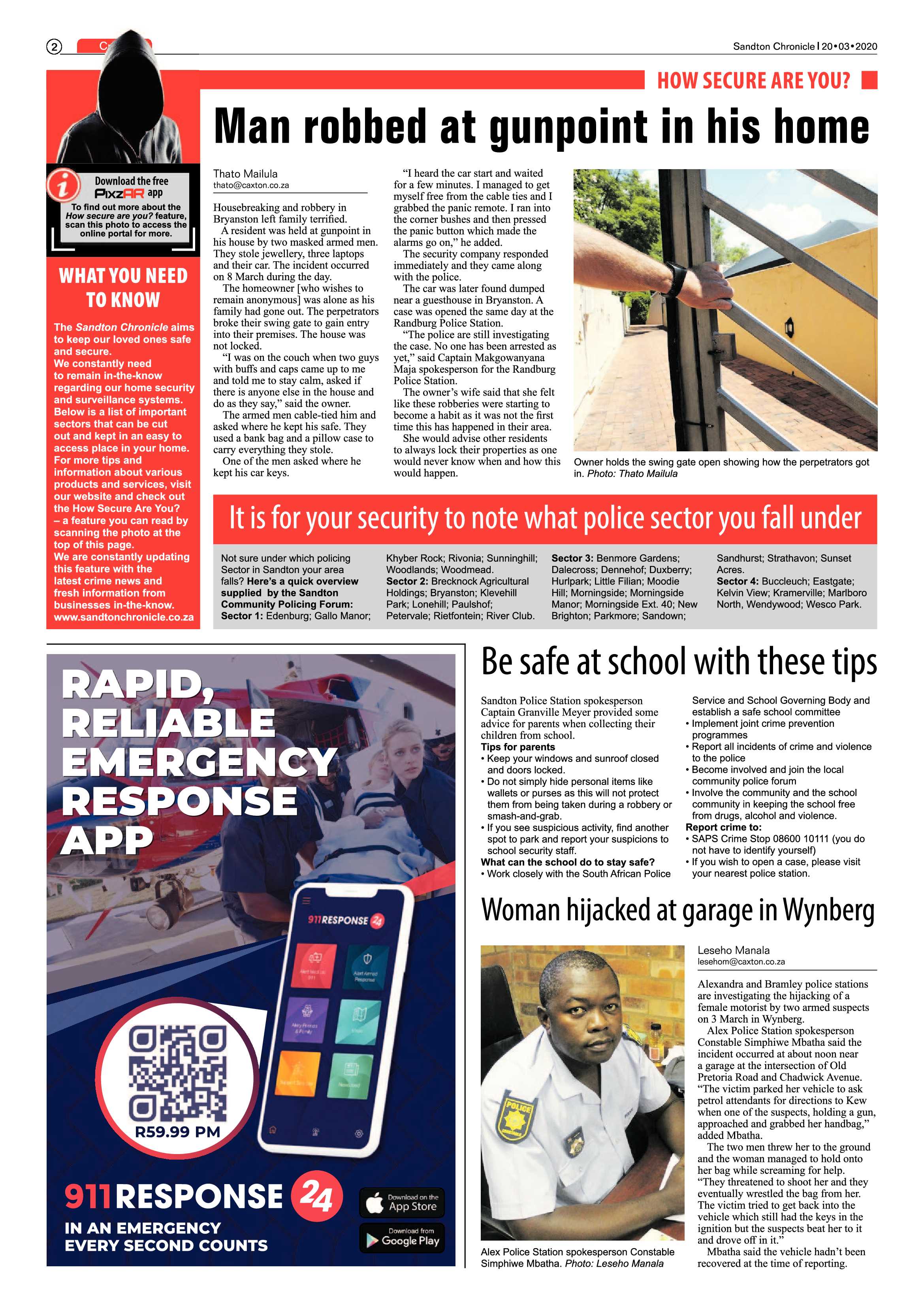 Sandton Chronicle 20 March 2020 page 2