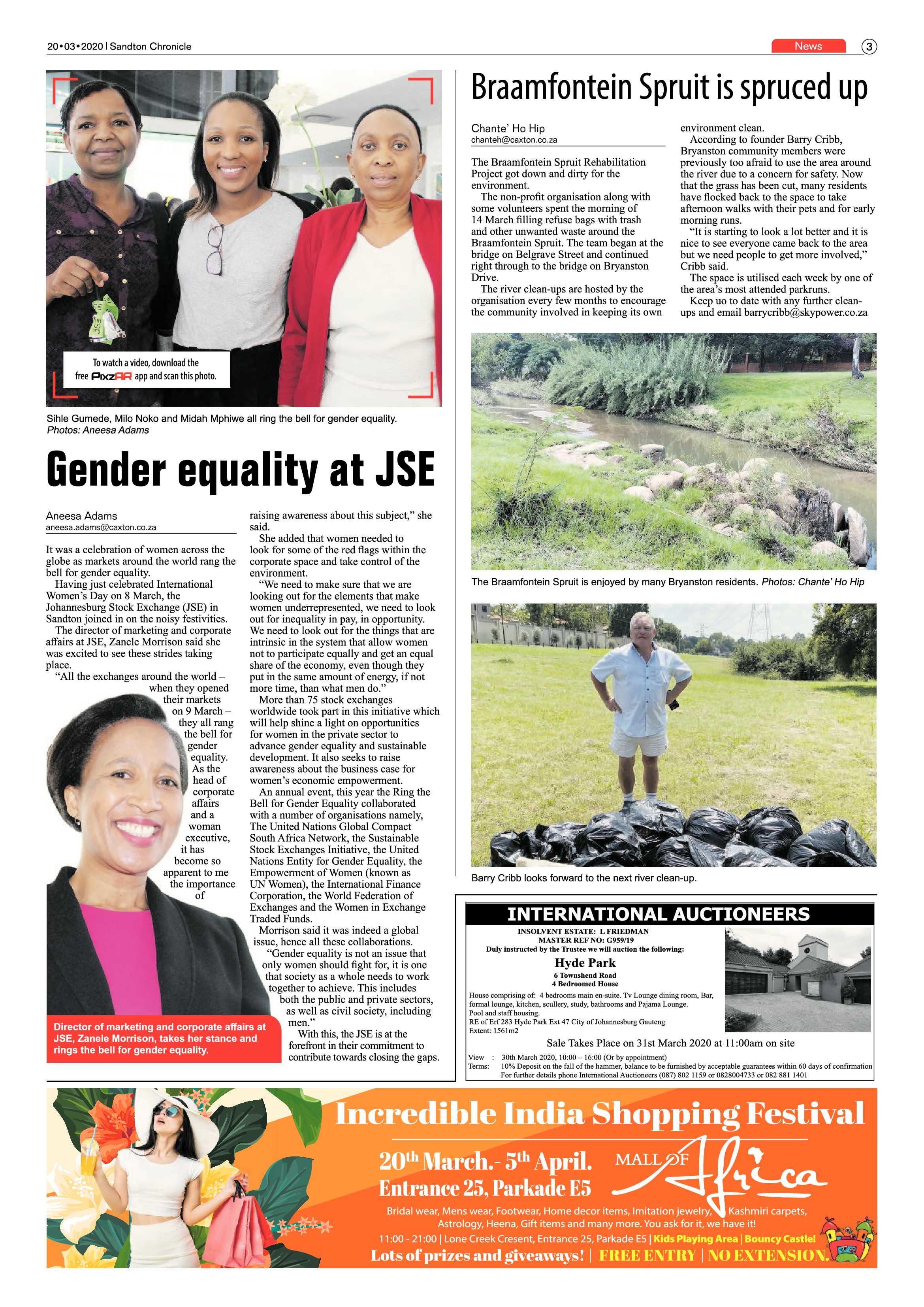Sandton Chronicle 20 March 2020 page 3