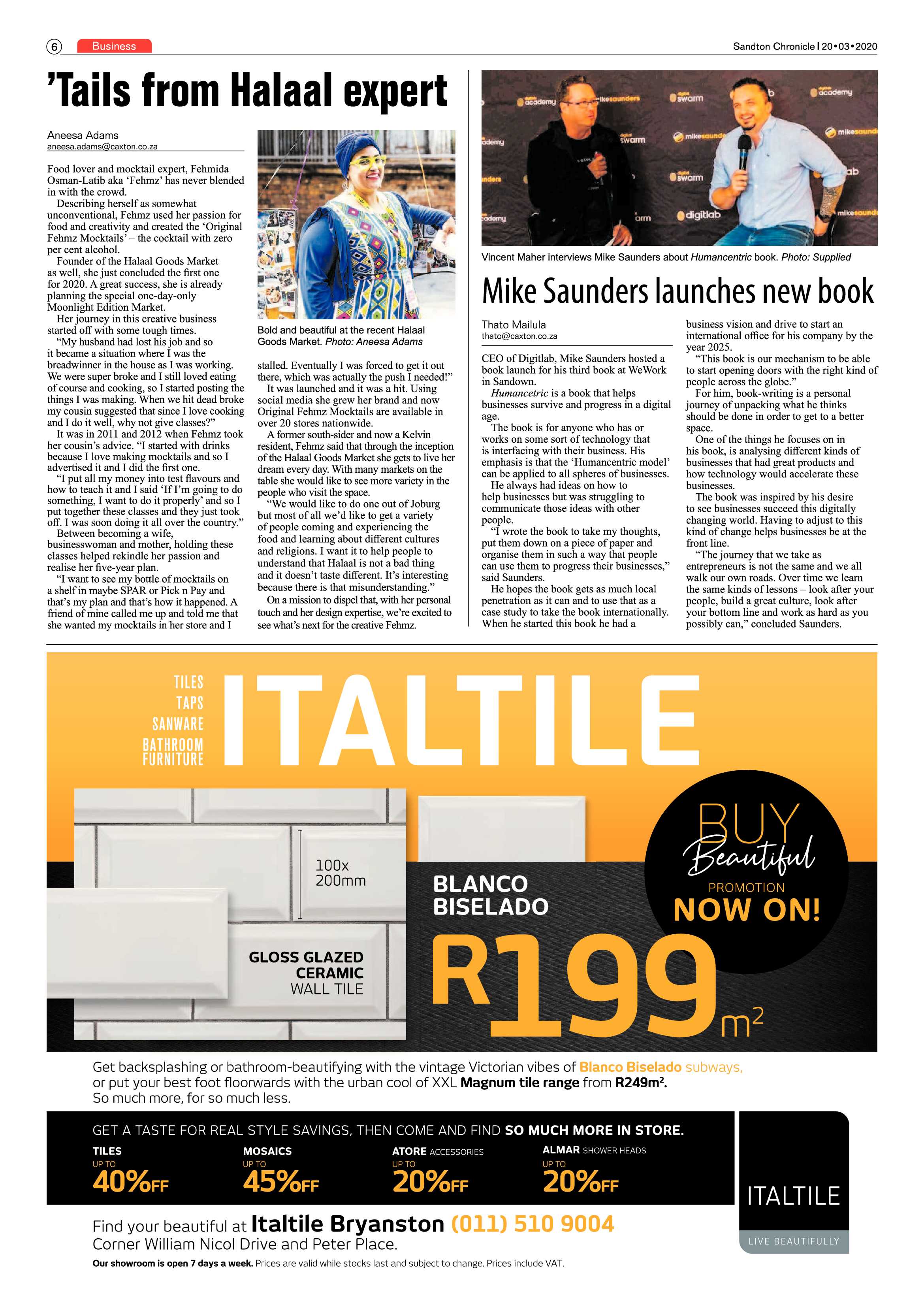 Sandton Chronicle 20 March 2020 page 6