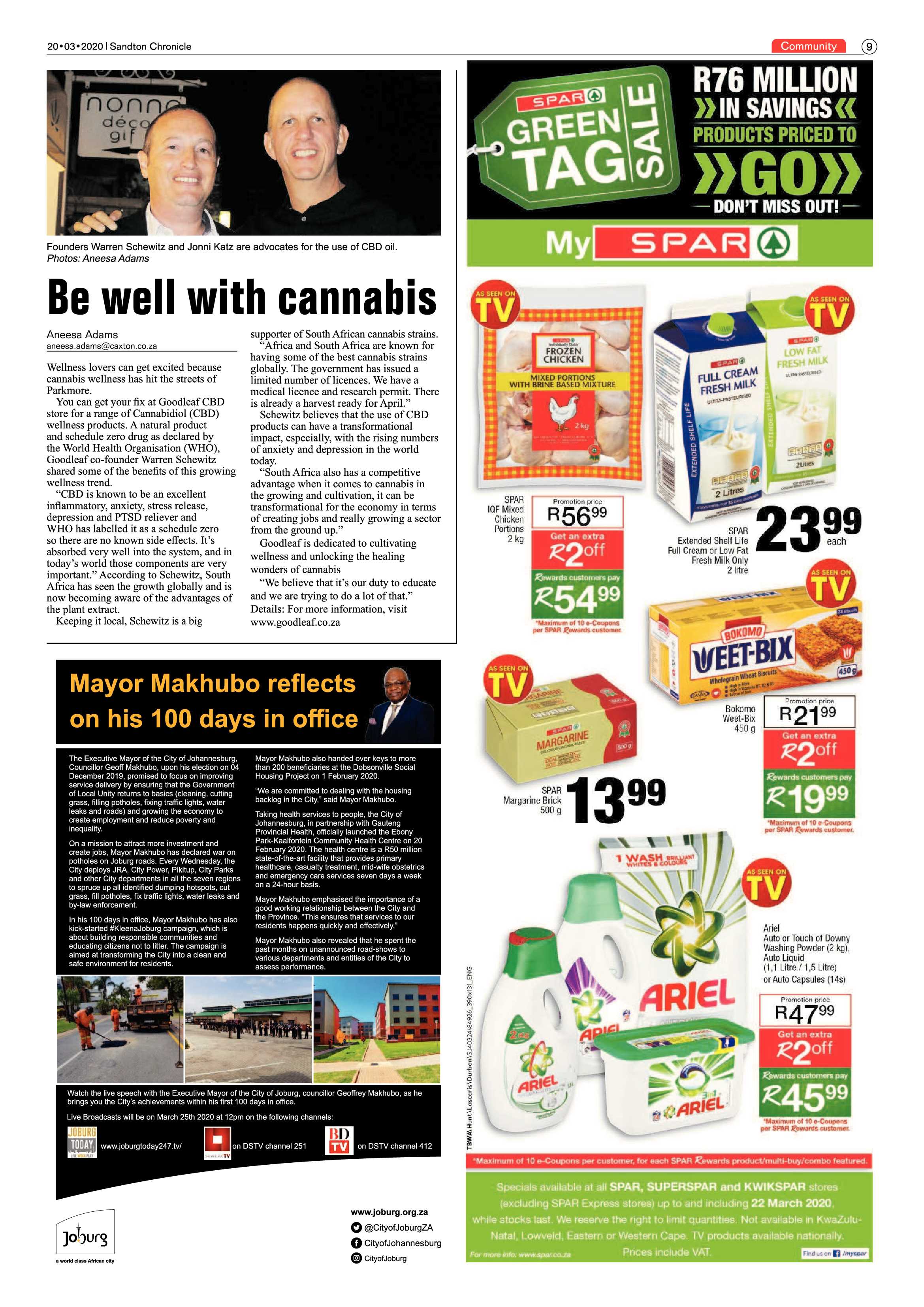 Sandton Chronicle 20 March 2020 page 9
