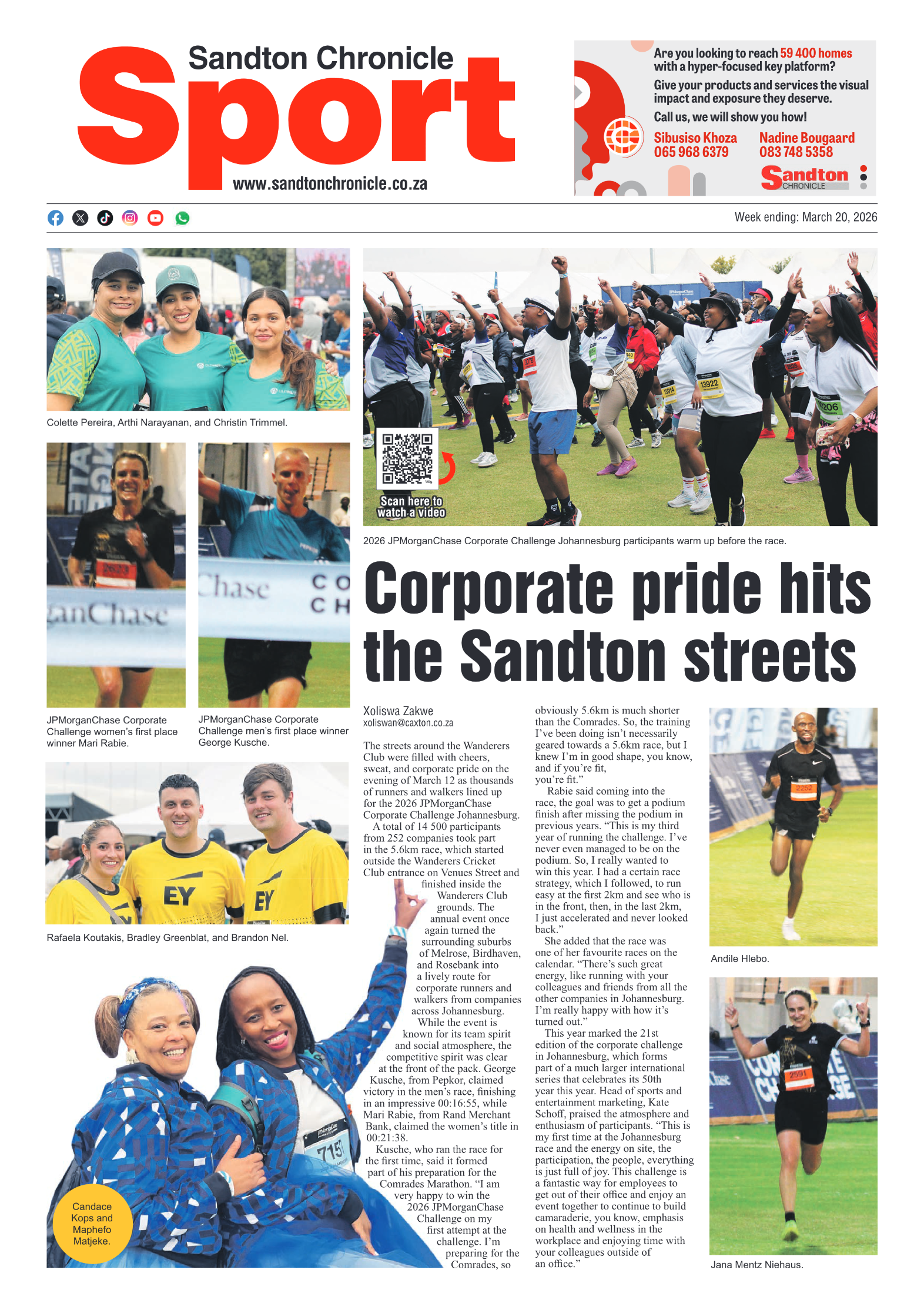 Sandton Chronicle 20 March 2026 page 8