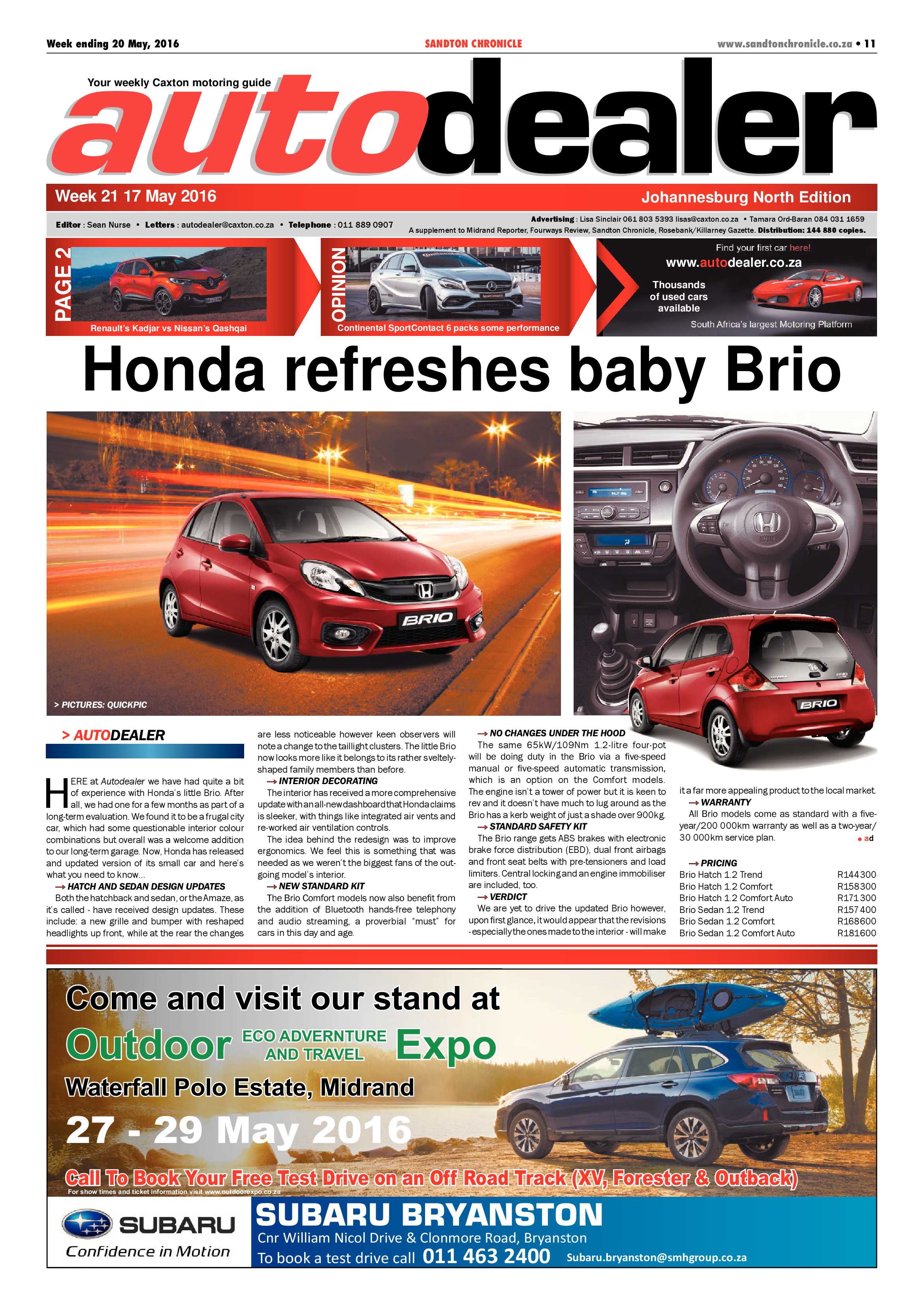 Sandton Chronicle 20 May 2016 page 11
