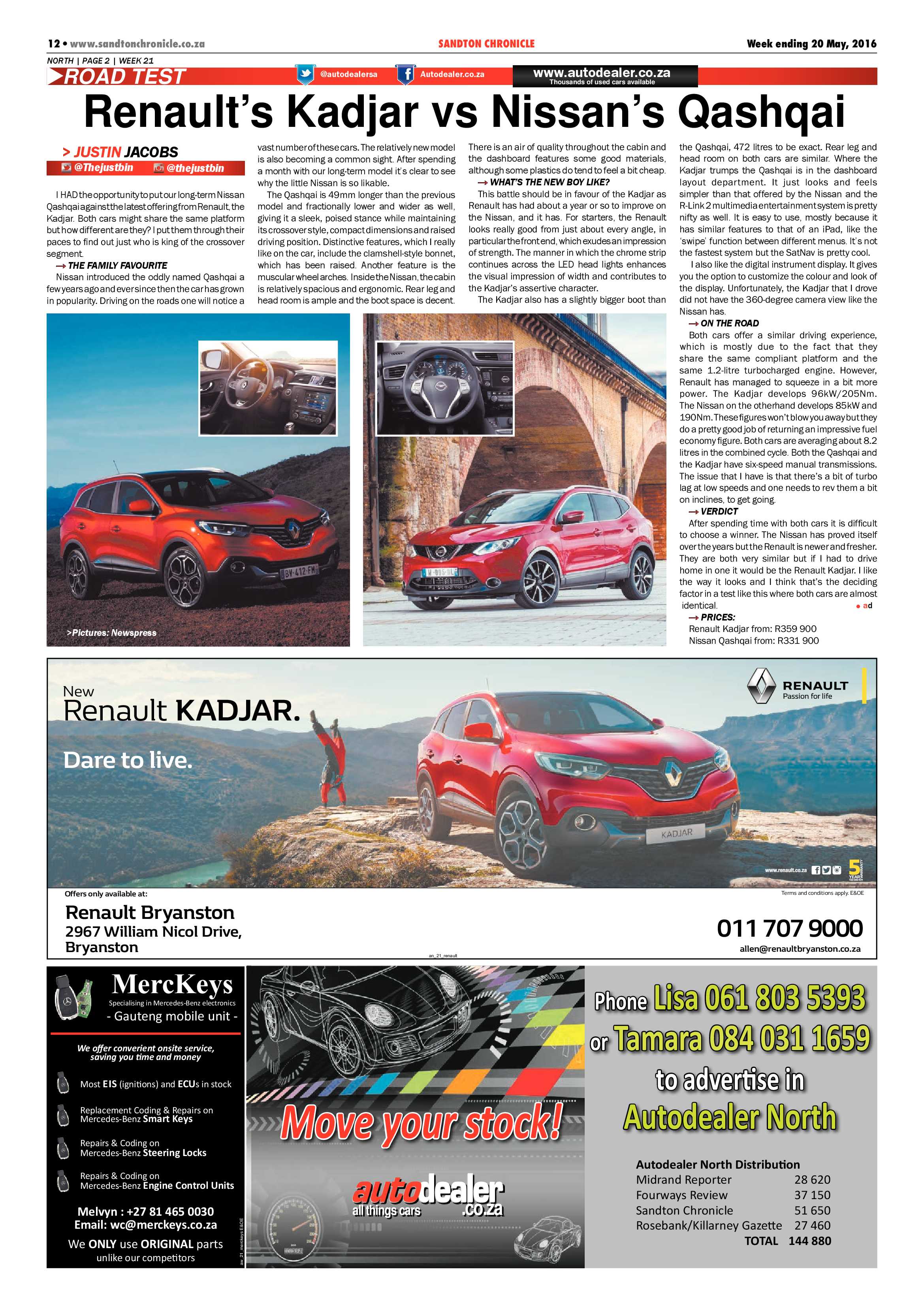 Sandton Chronicle 20 May 2016 page 12