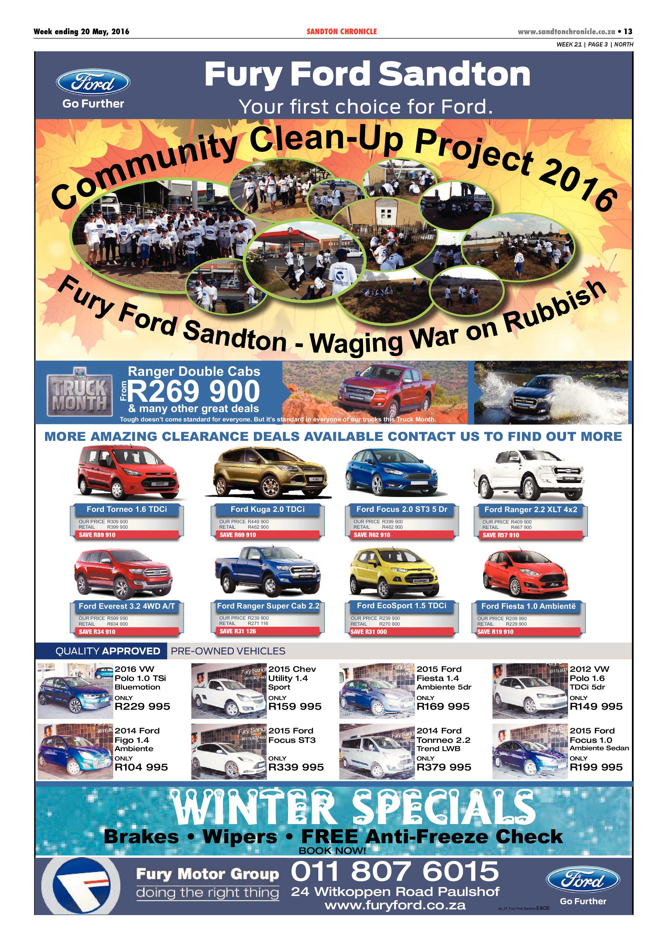 Sandton Chronicle 20 May 2016 page 13