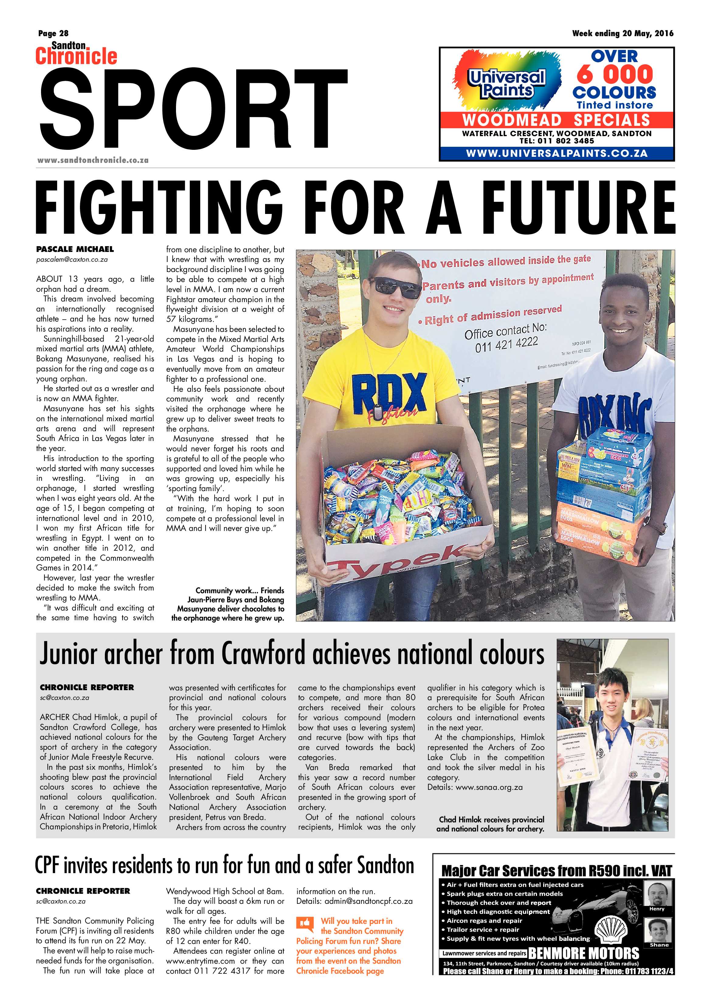 Sandton Chronicle 20 May 2016 page 28