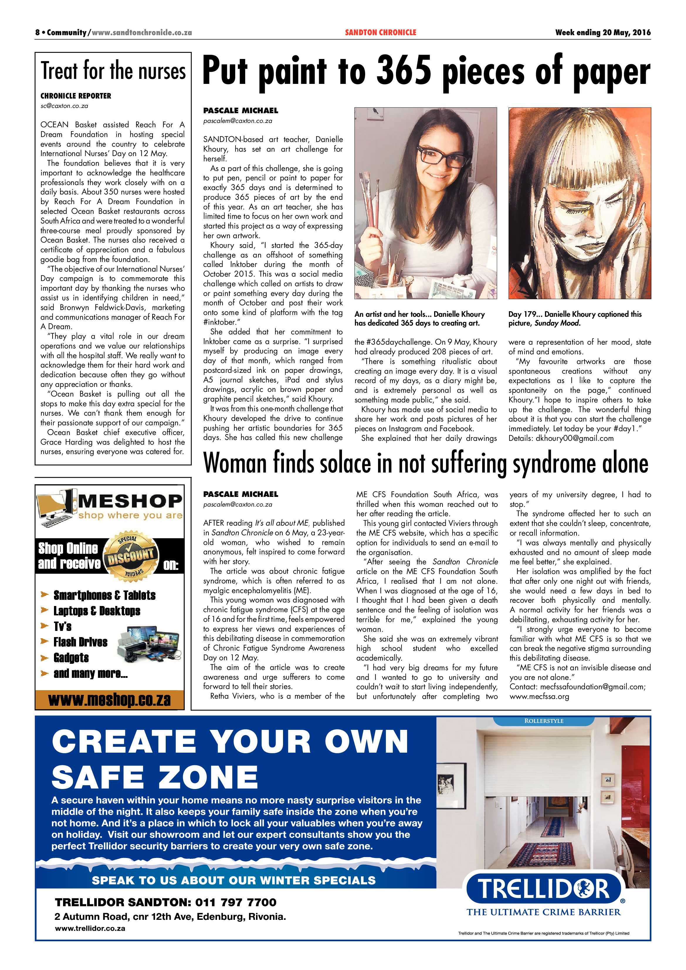 Sandton Chronicle 20 May 2016 page 8