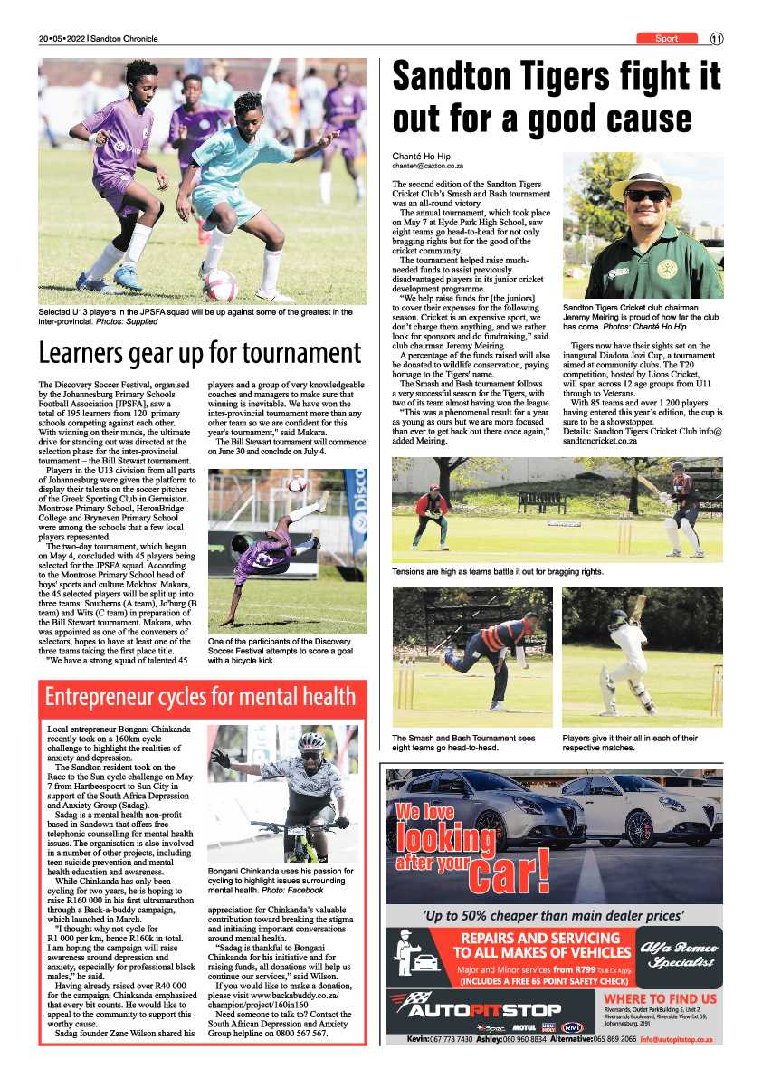 Sandton Chronicle 20 May 2022 page 11