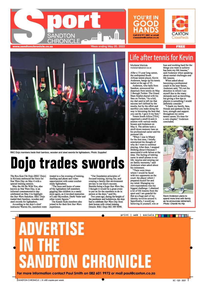 Sandton Chronicle 20 May 2022 page 12