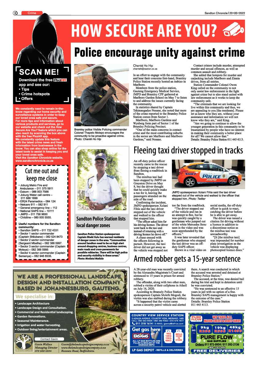 Sandton Chronicle 20 May 2022 page 2