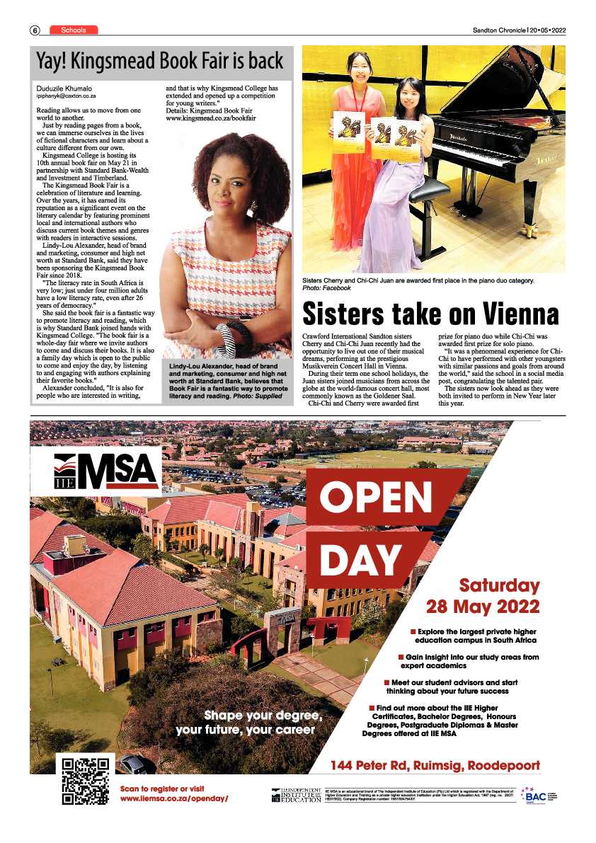 Sandton Chronicle 20 May 2022 page 6