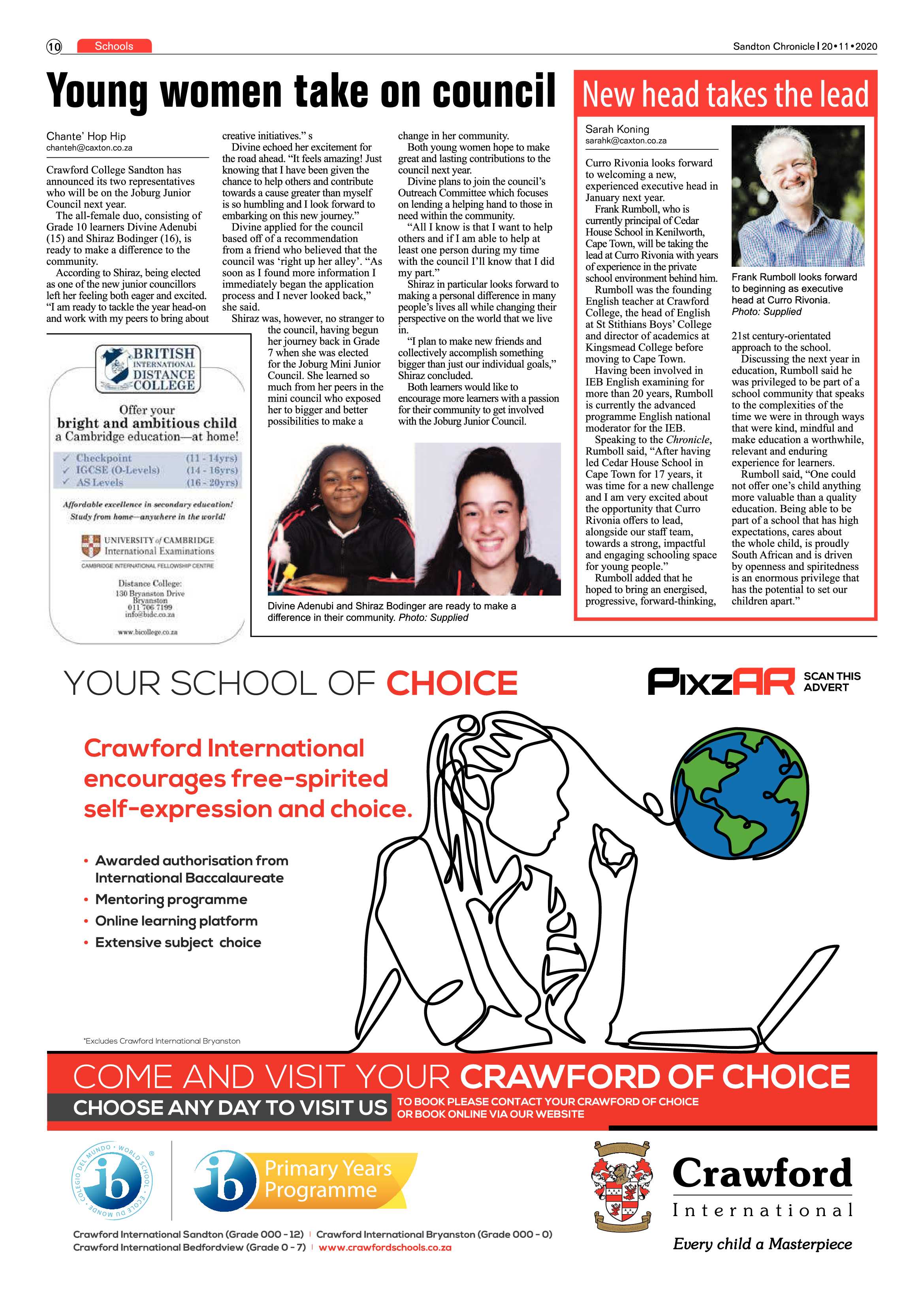 Sandton Chronicle 20 November 2020 page 10