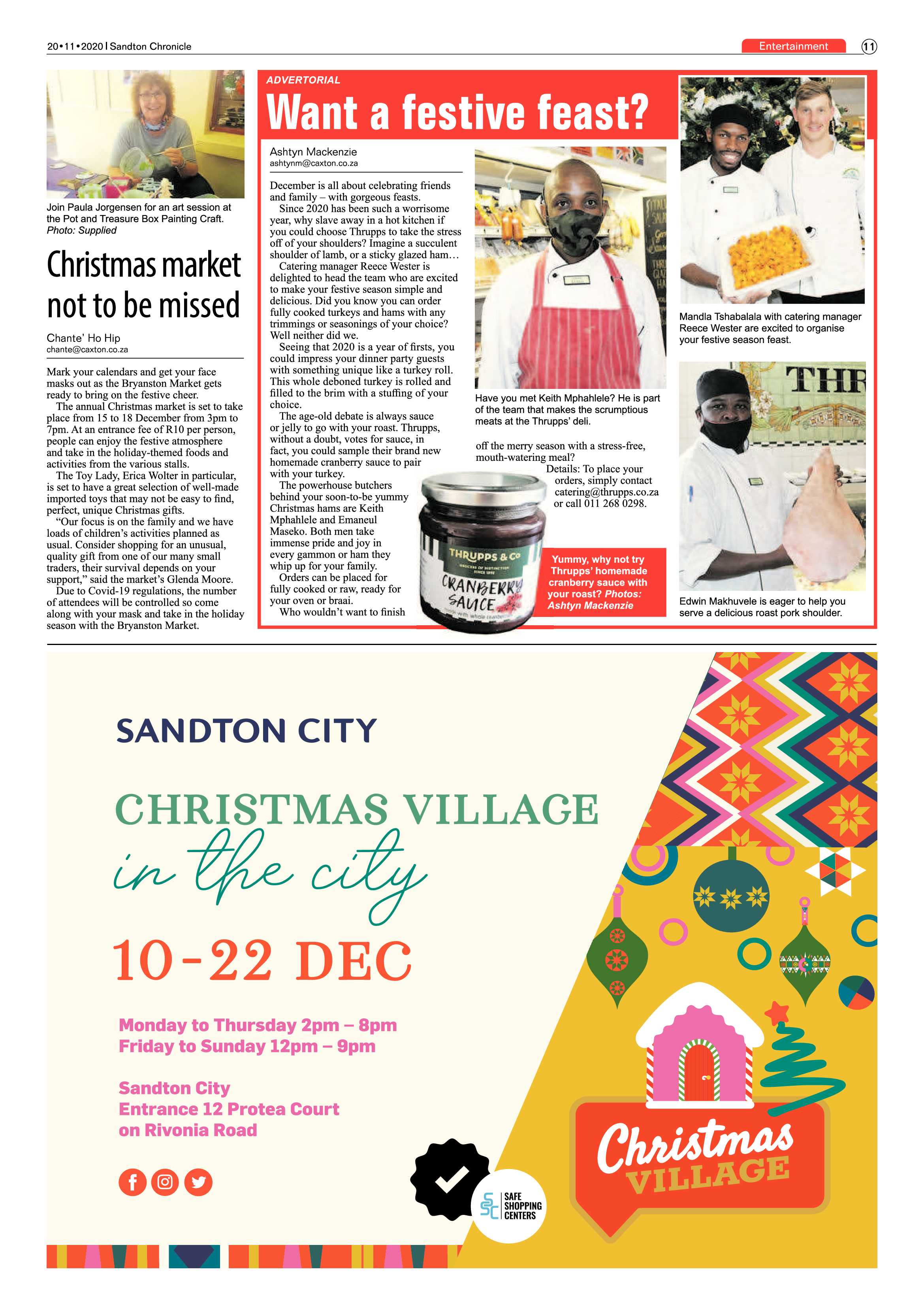 Sandton Chronicle 20 November 2020 page 11