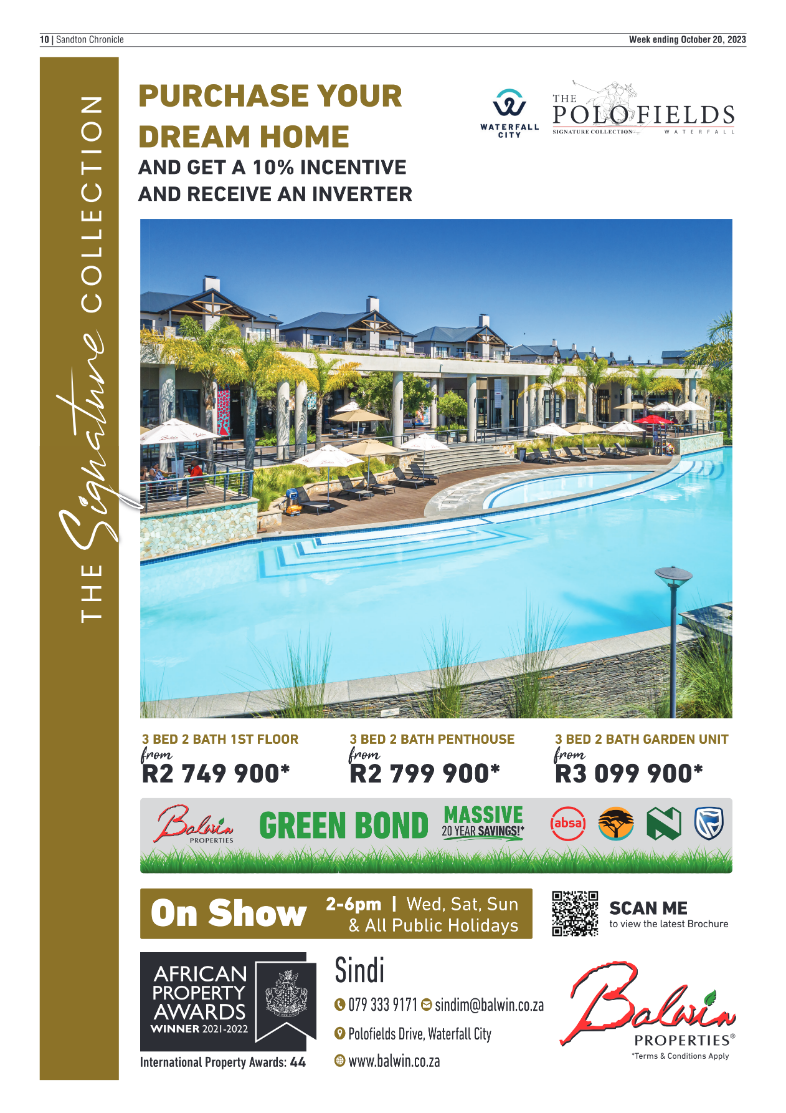Sandton Chronicle 20 October 2023 page 10