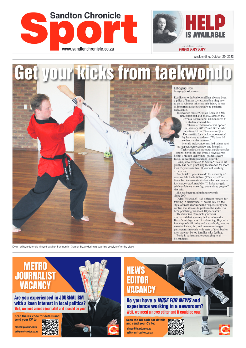 Sandton Chronicle 20 October 2023 page 12