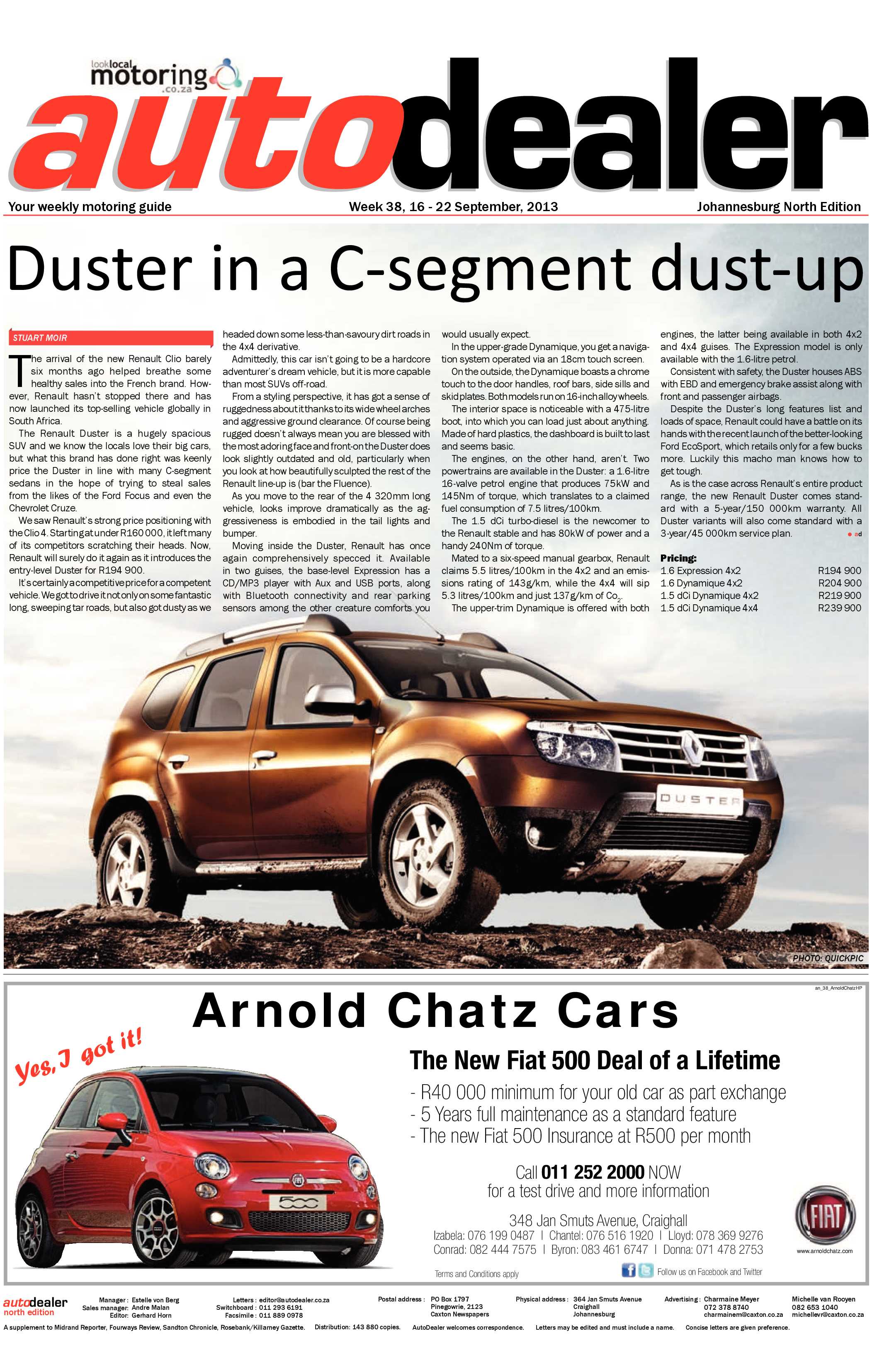 Sandton Chronicle 20 September 2013 page 17