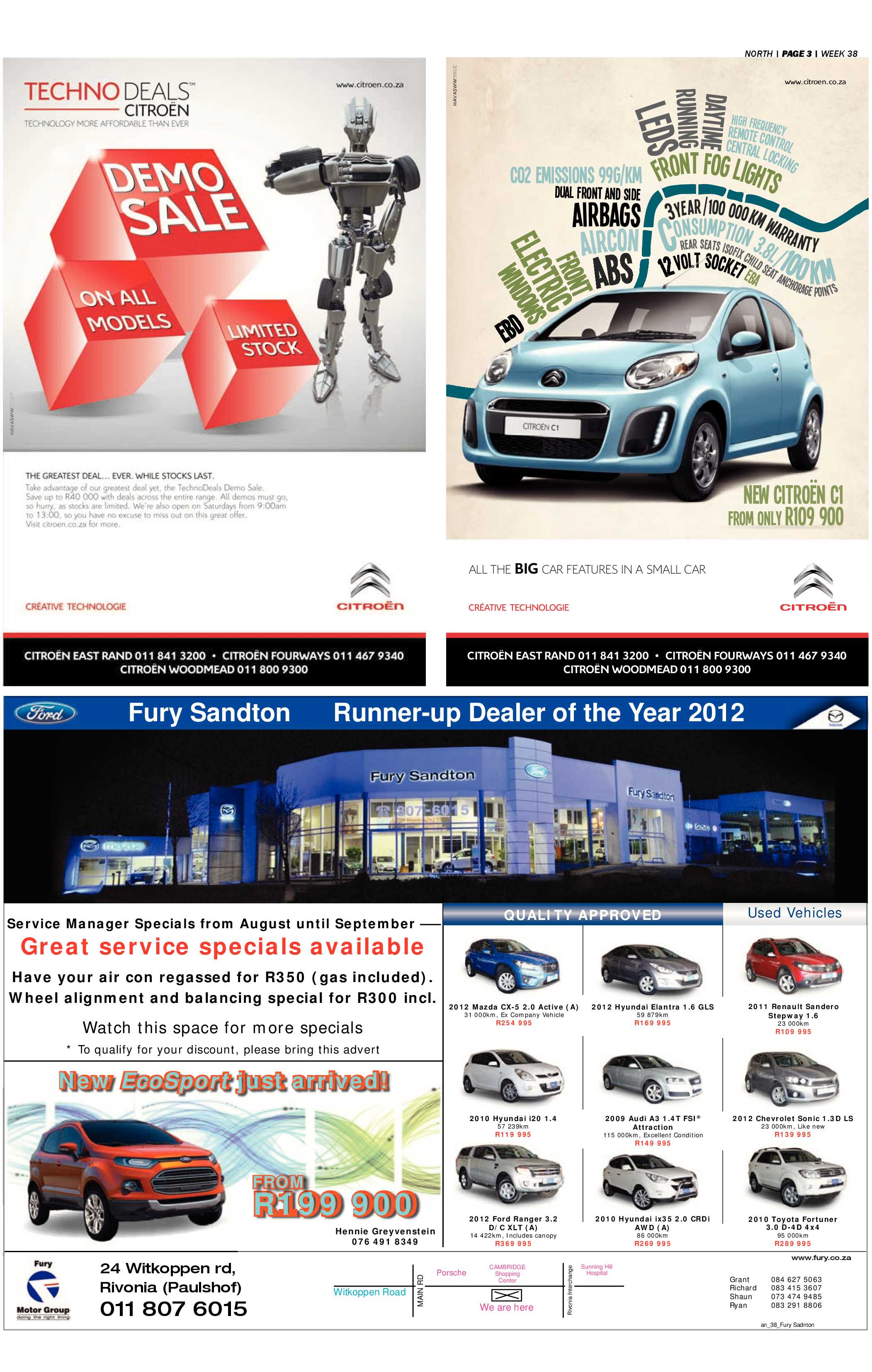 Sandton Chronicle 20 September 2013 page 19