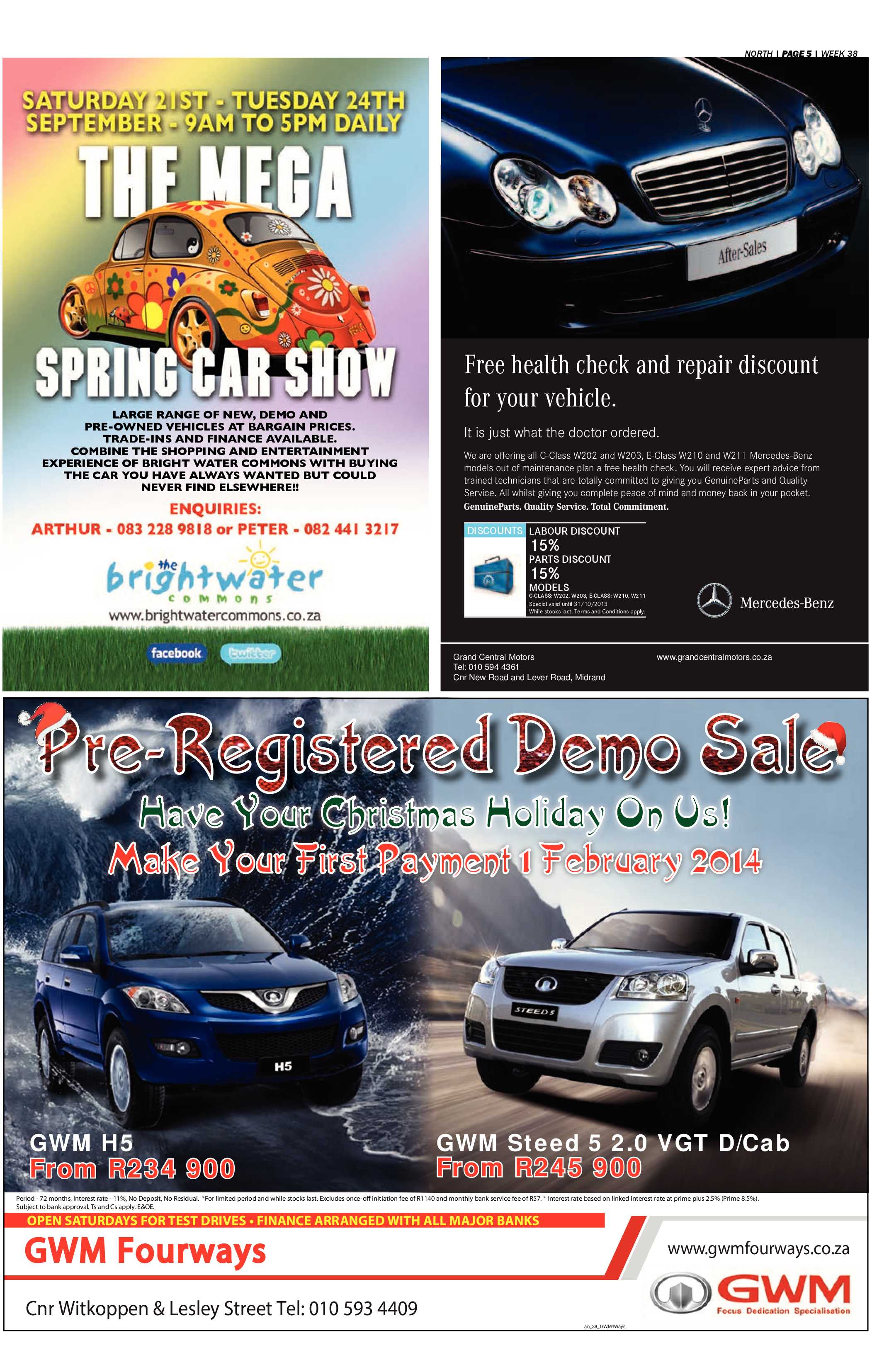 Sandton Chronicle 20 September 2013 page 21