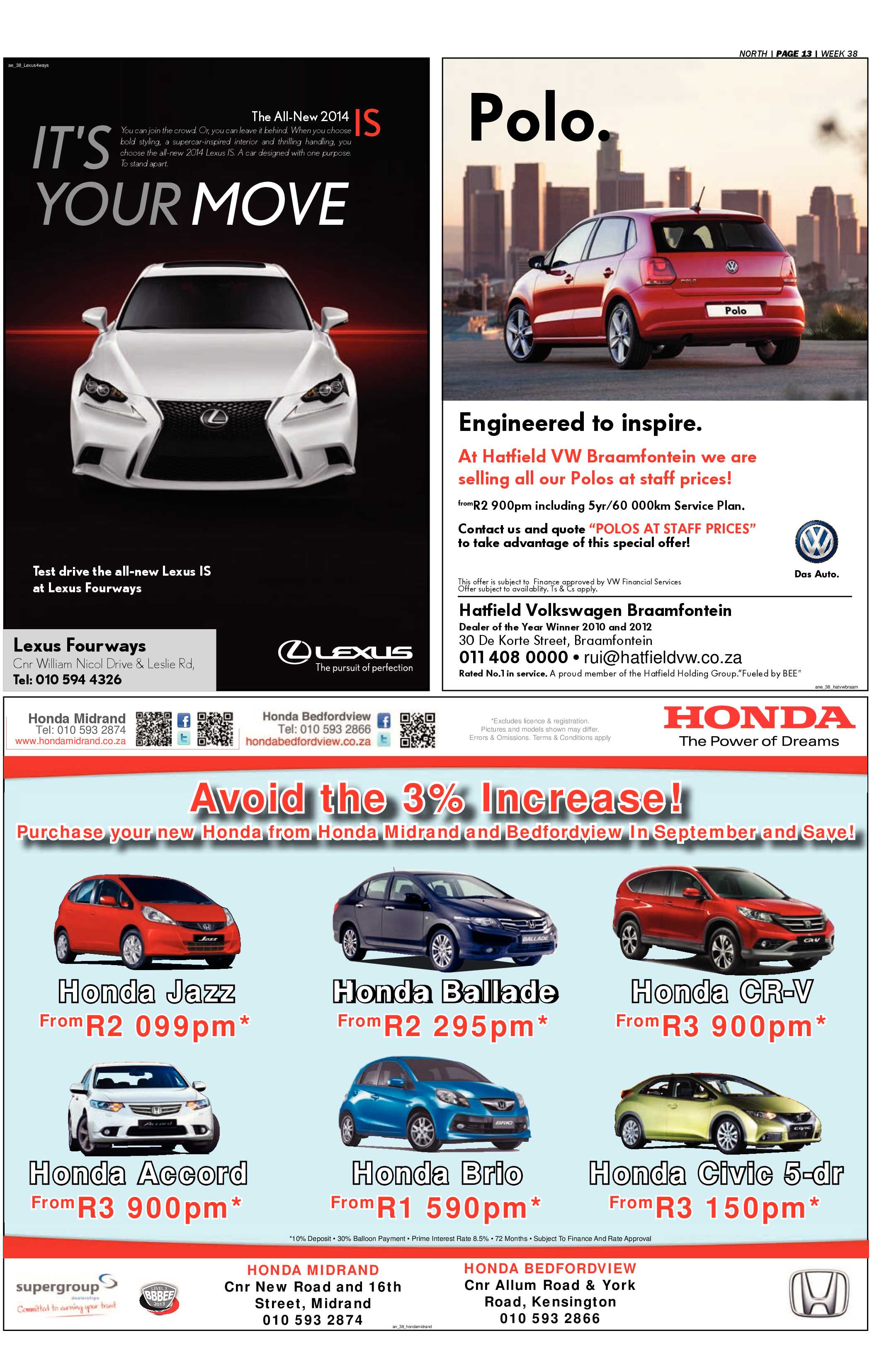 Sandton Chronicle 20 September 2013 page 29