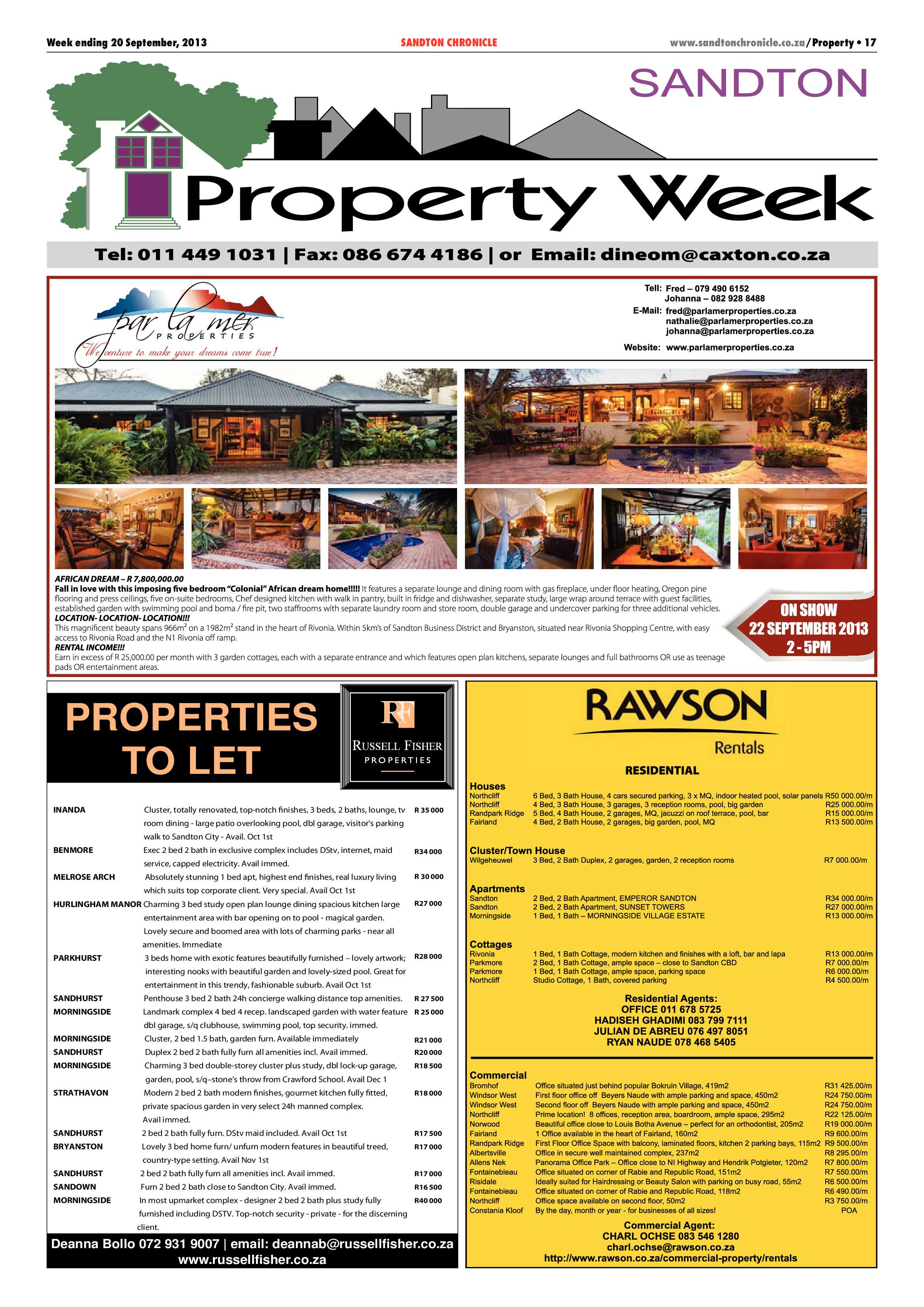 Sandton Chronicle 20 September 2013 page 33