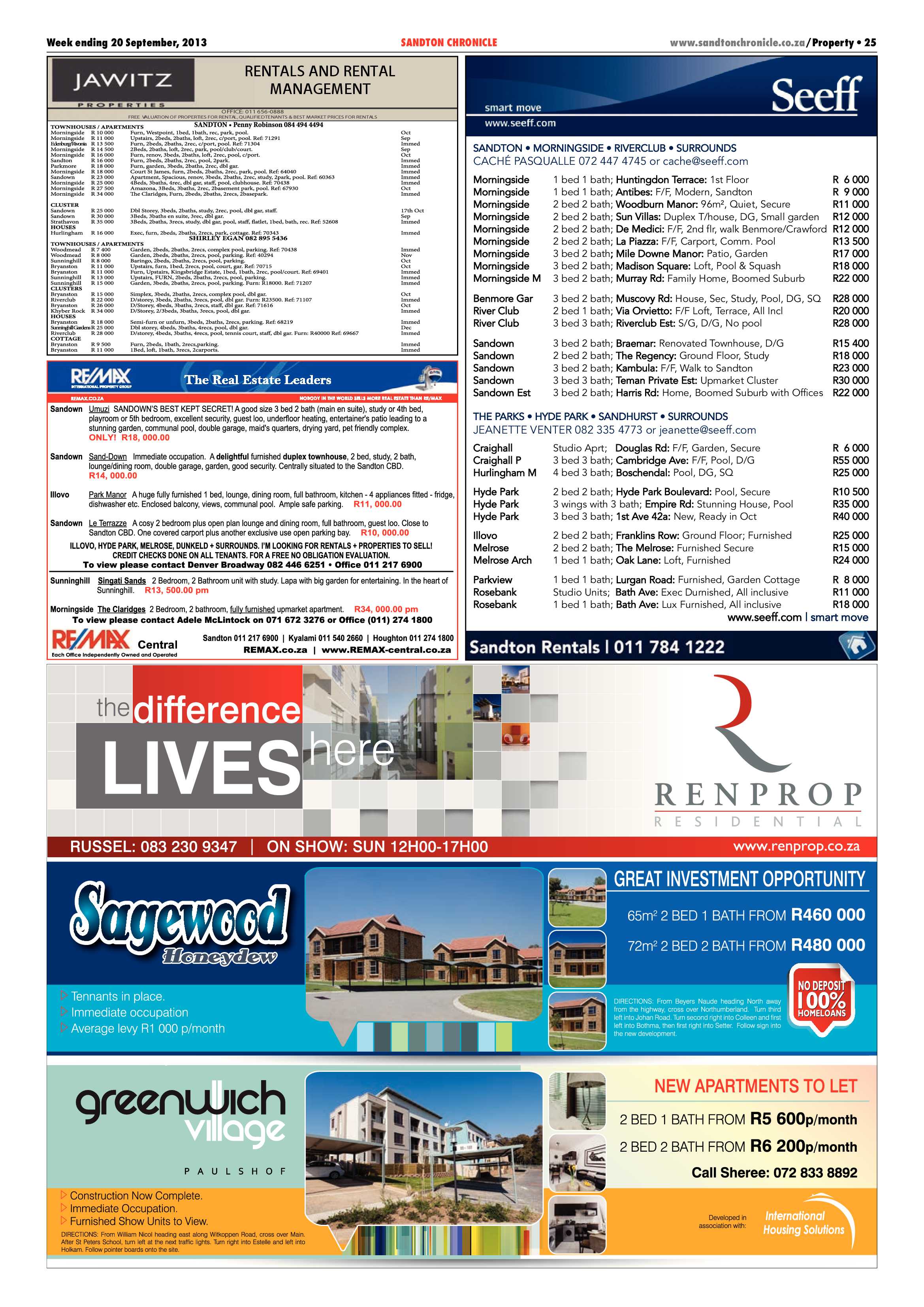 Sandton Chronicle 20 September 2013 page 41