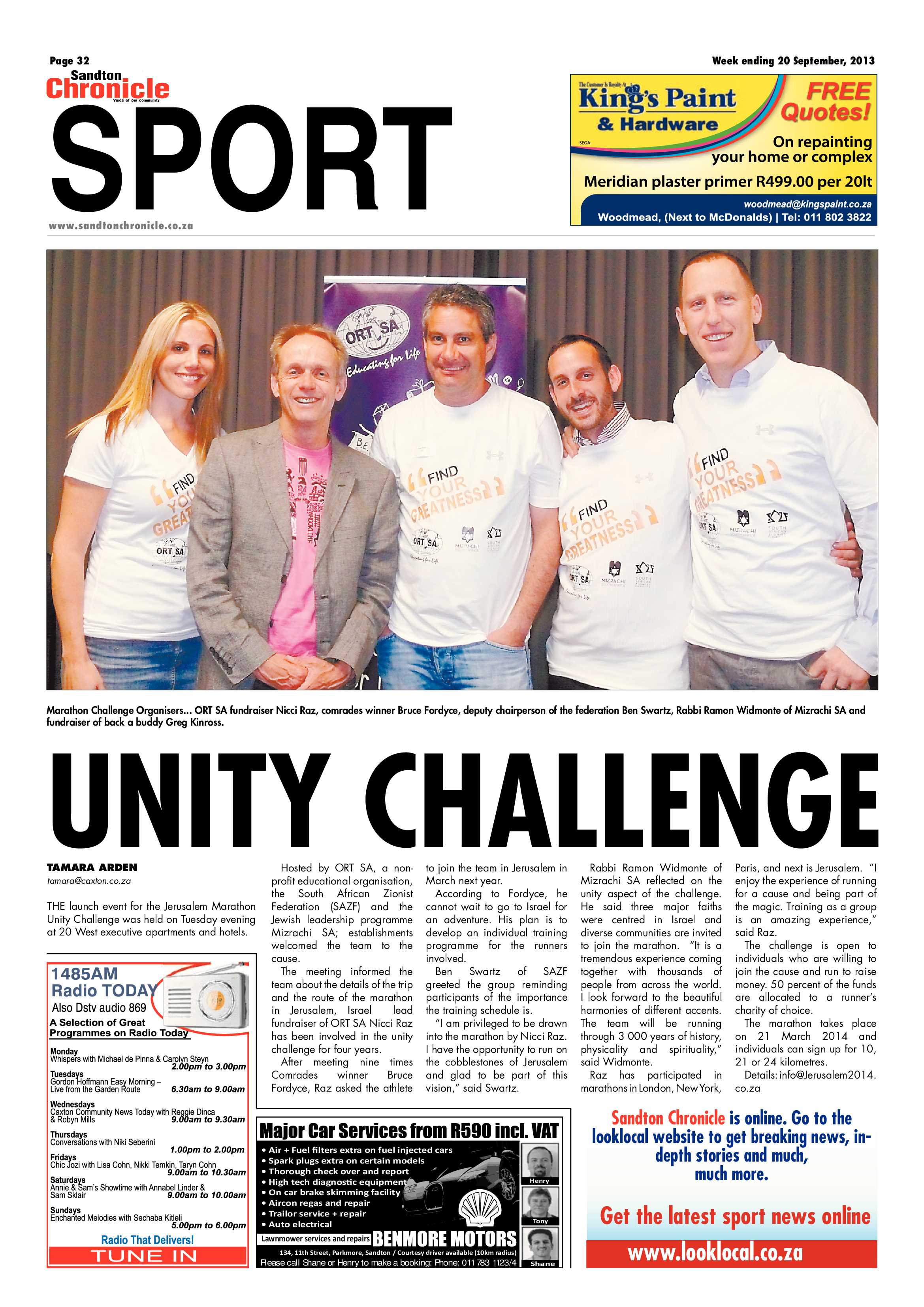 Sandton Chronicle 20 September 2013 page 48