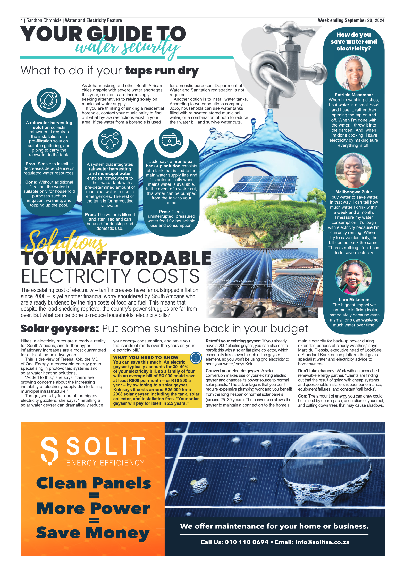 Sandton Chronicle 20 September 2024 page 4
