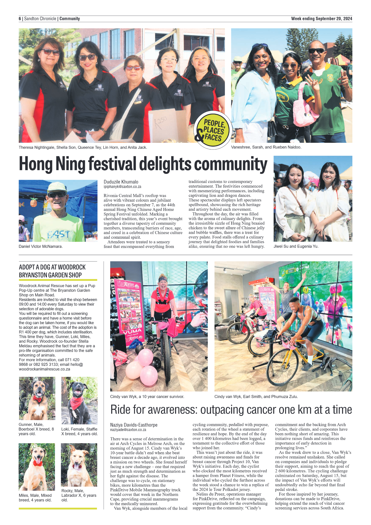 Sandton Chronicle 20 September 2024 page 6